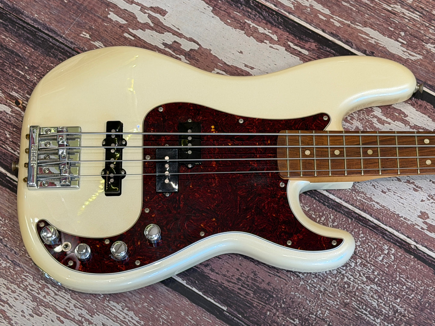 Fender Player II Modified Active Precision Bass - Olympic Pearl 2023