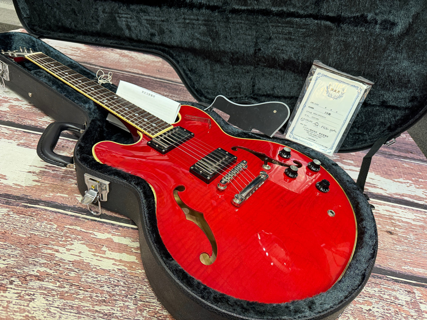 FGN Japan - Masterfield Cherry flame/curly maple