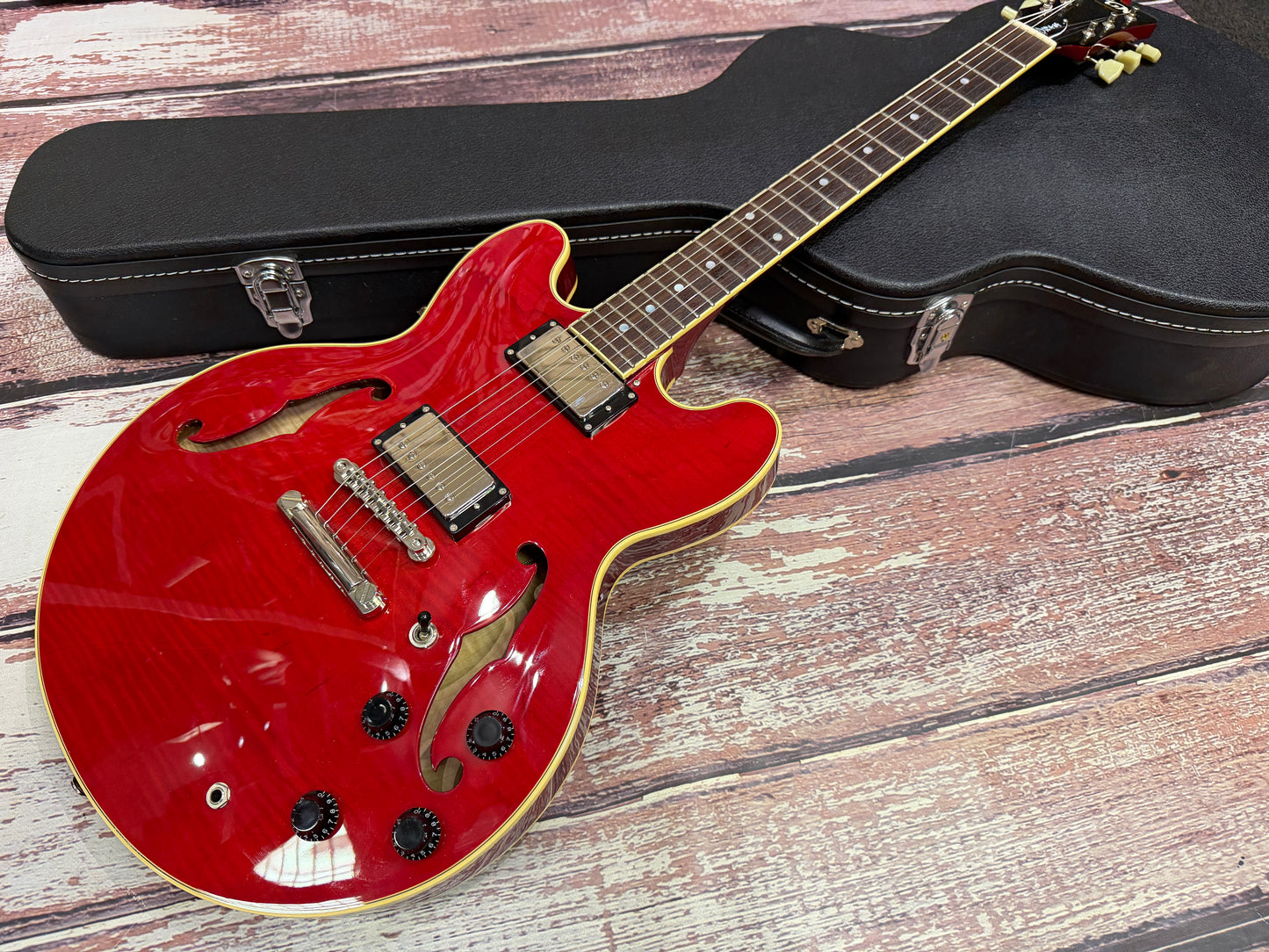 FGN Japan - Masterfield Cherry flame/curly maple