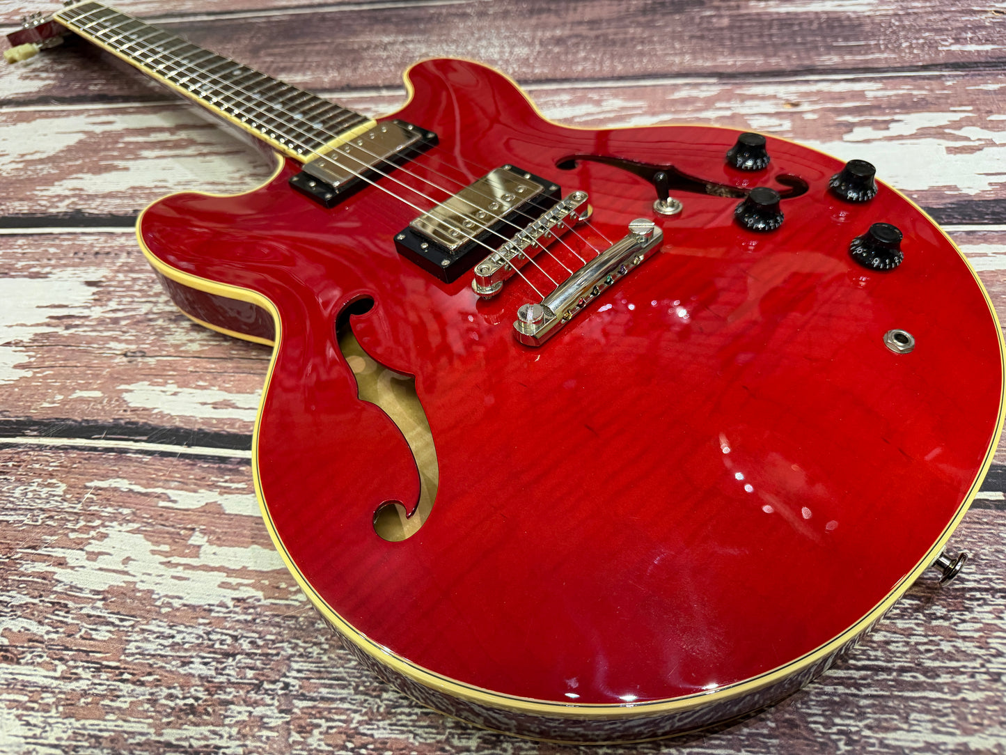 FGN Japan - Masterfield Cherry flame/curly maple