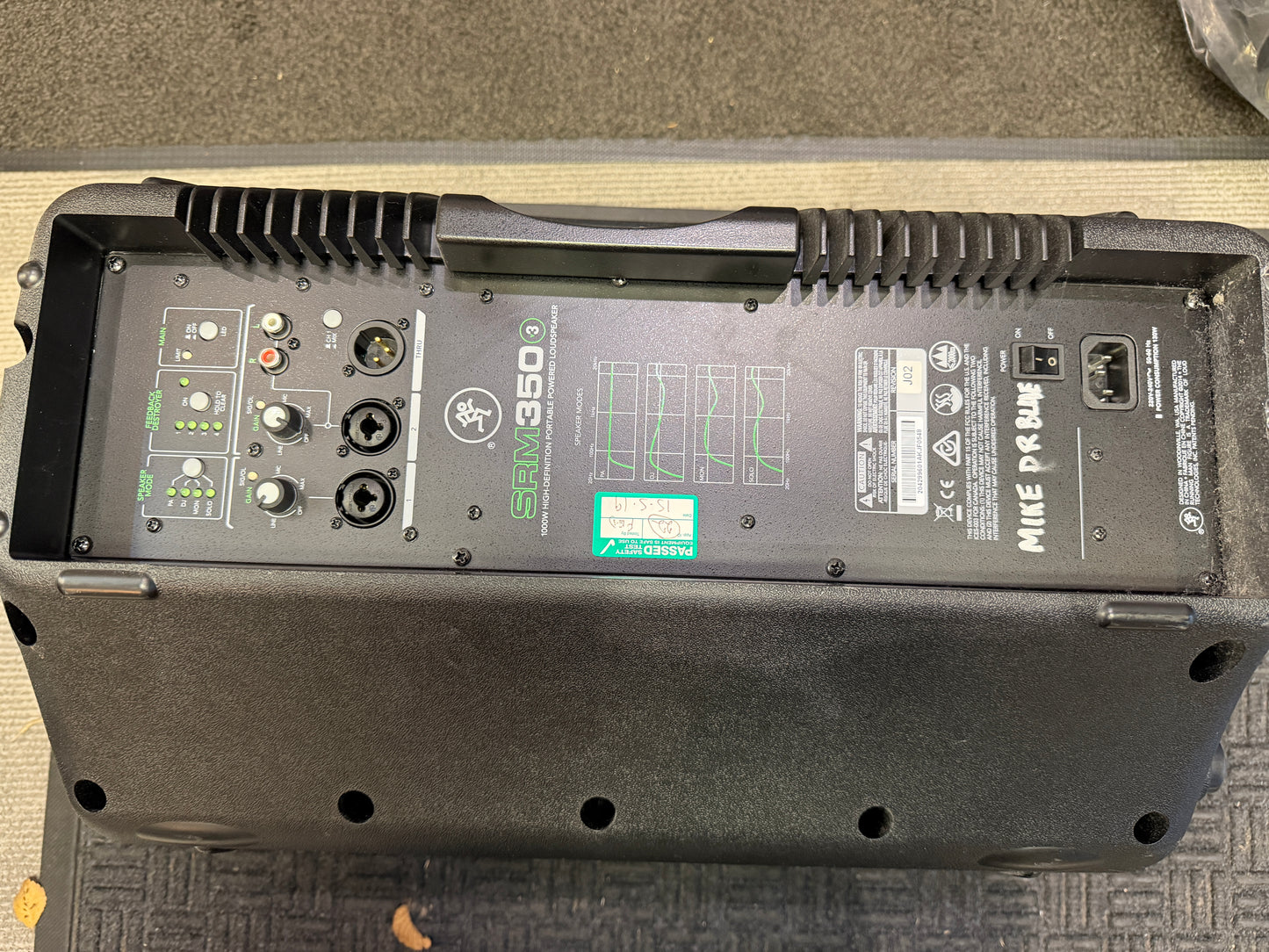 Mackie SRM350 Active speaker / monitor 500/1000 watt