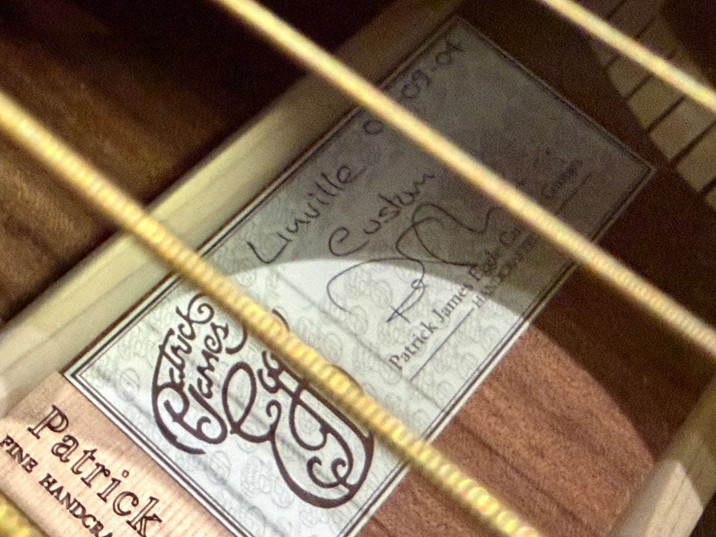 Patrick Eggle Linville Custom - UK custom hand made acoustic