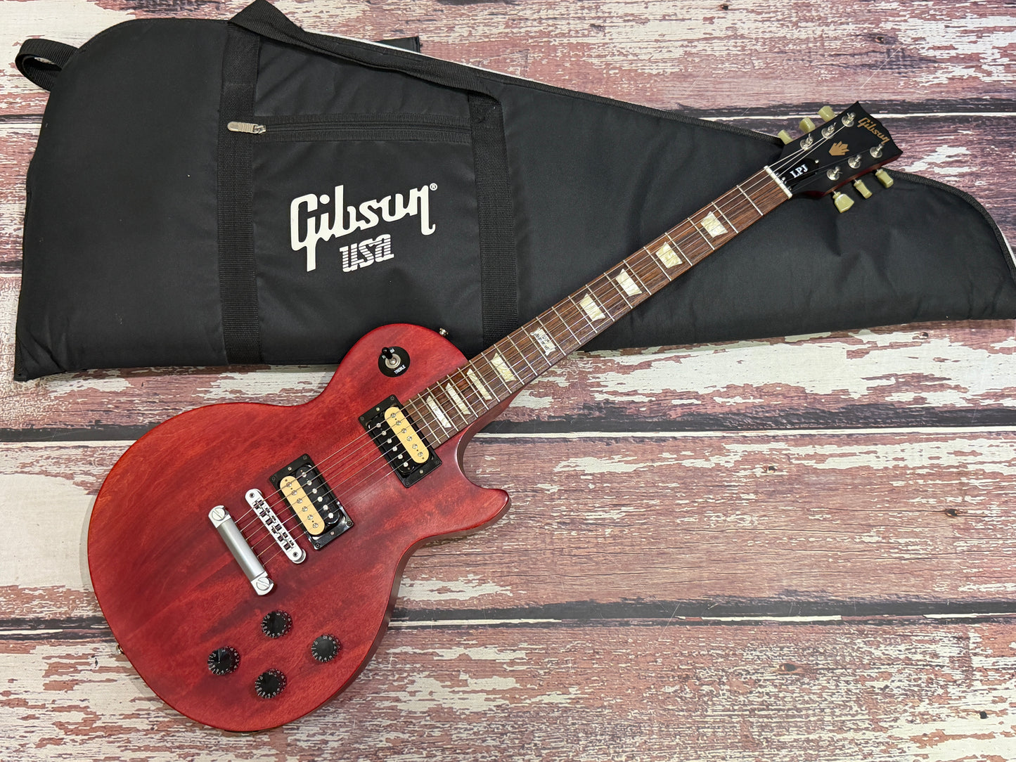 Gibson USA Les Paul LPJ 120th anniversary Faded Cherry