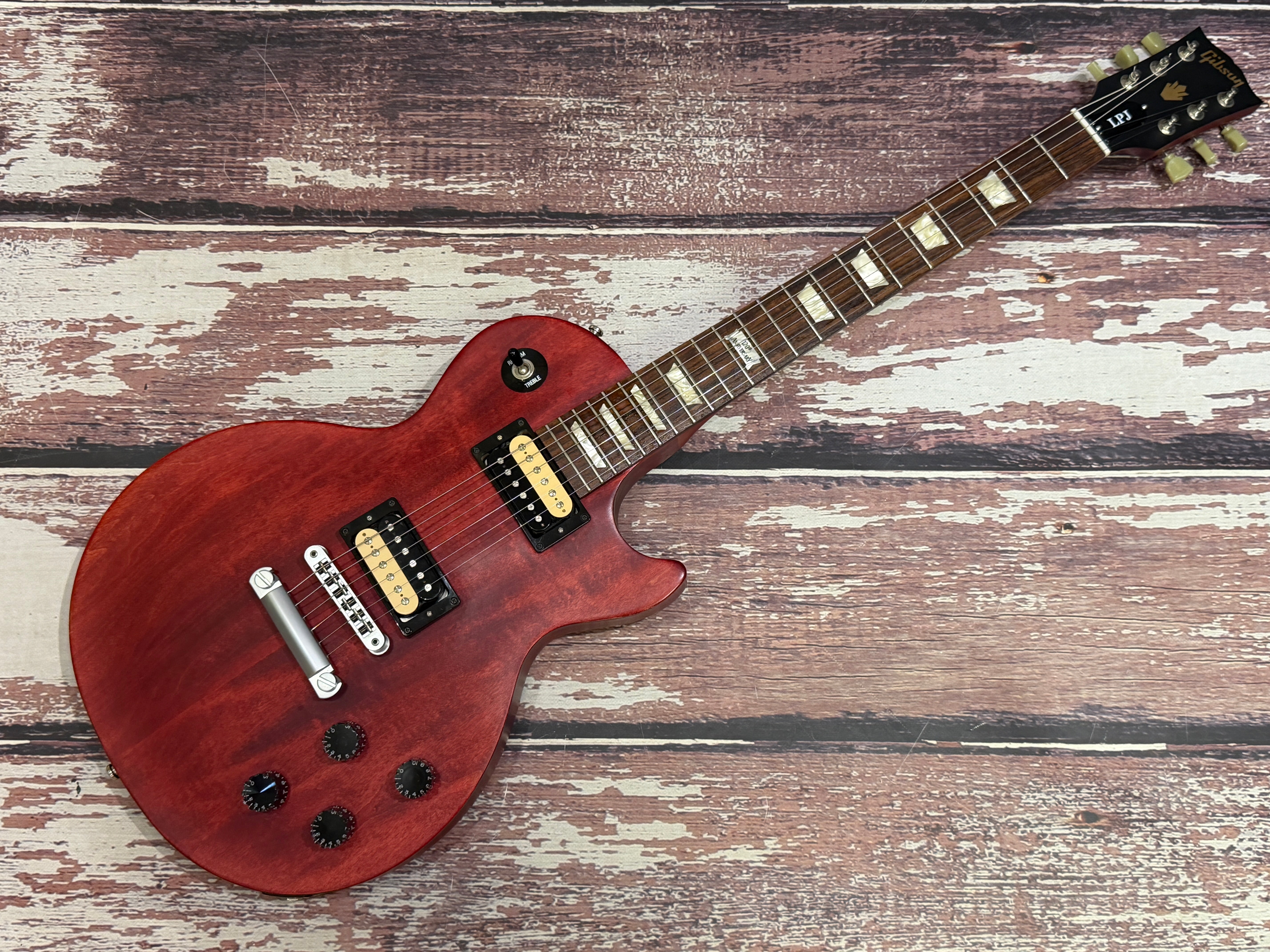 Gibson USA Les Paul LPJ 120th anniversary Faded Cherry – Badlands