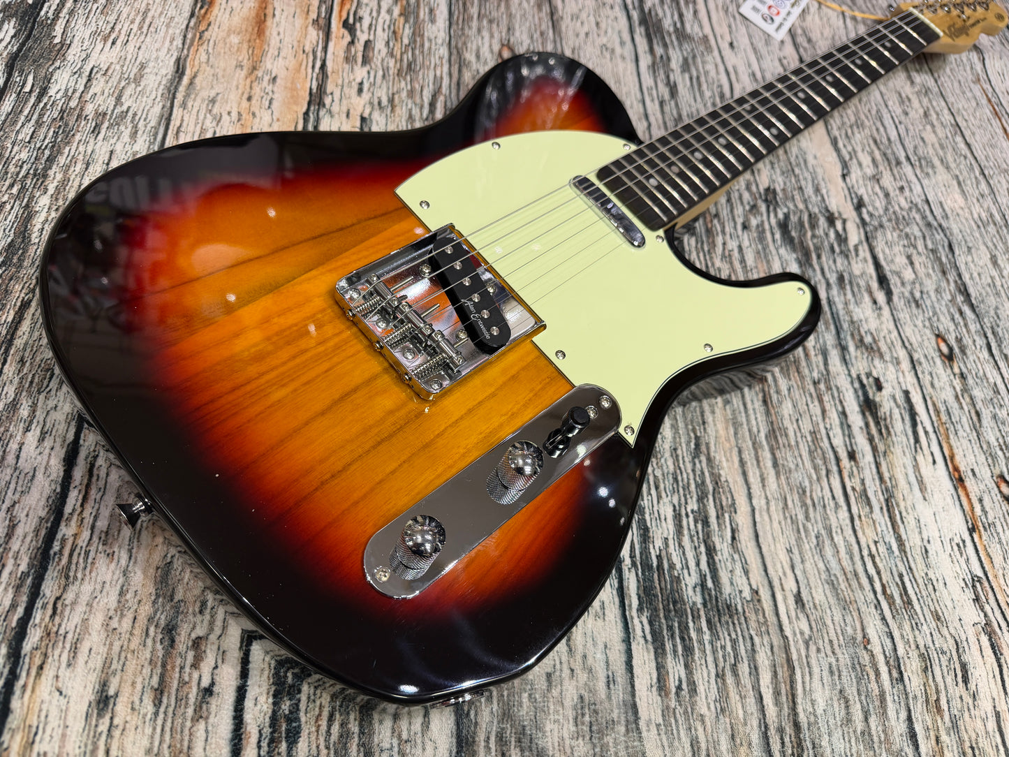 Vintage V20 Coaster T-Style electric guitar SUNBURST - STARTER PACK
