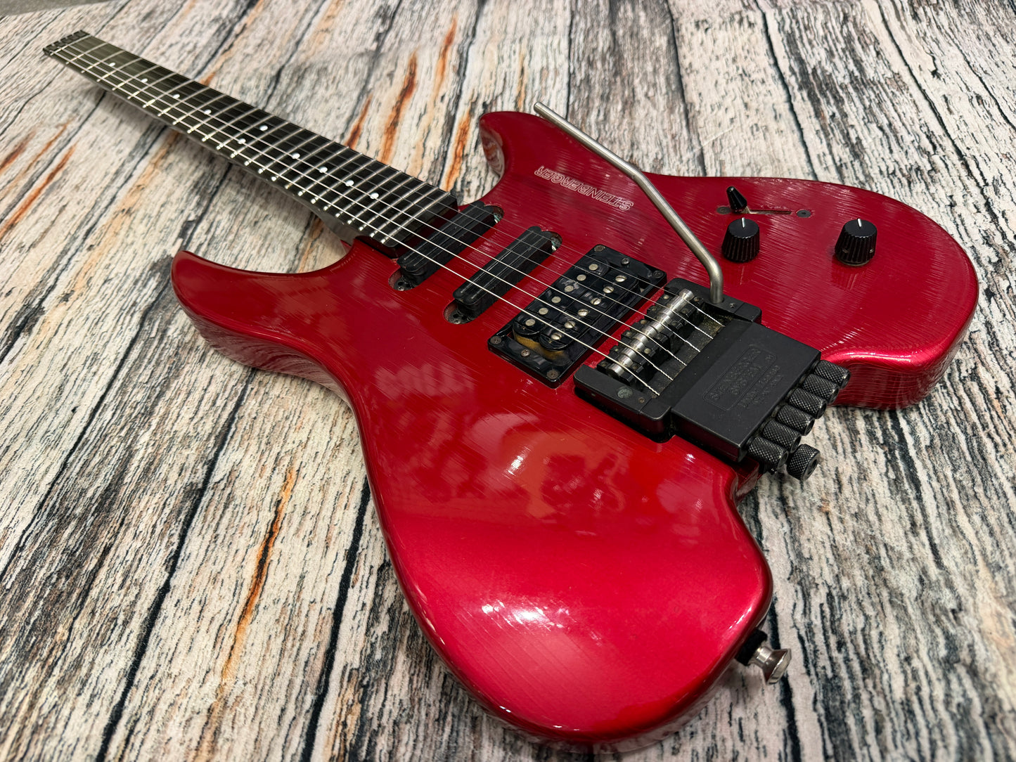 Steinberger USA Newburgh original. Headless GR-4R Candy Apple Red - RARE beast!