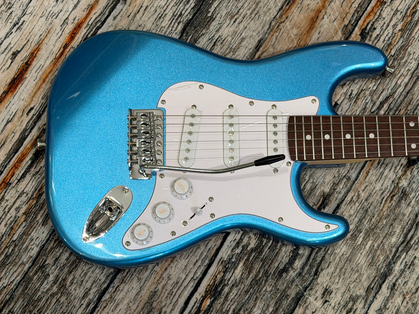 Aria STG MINI (3/4 size) S Style - Metallic Blue