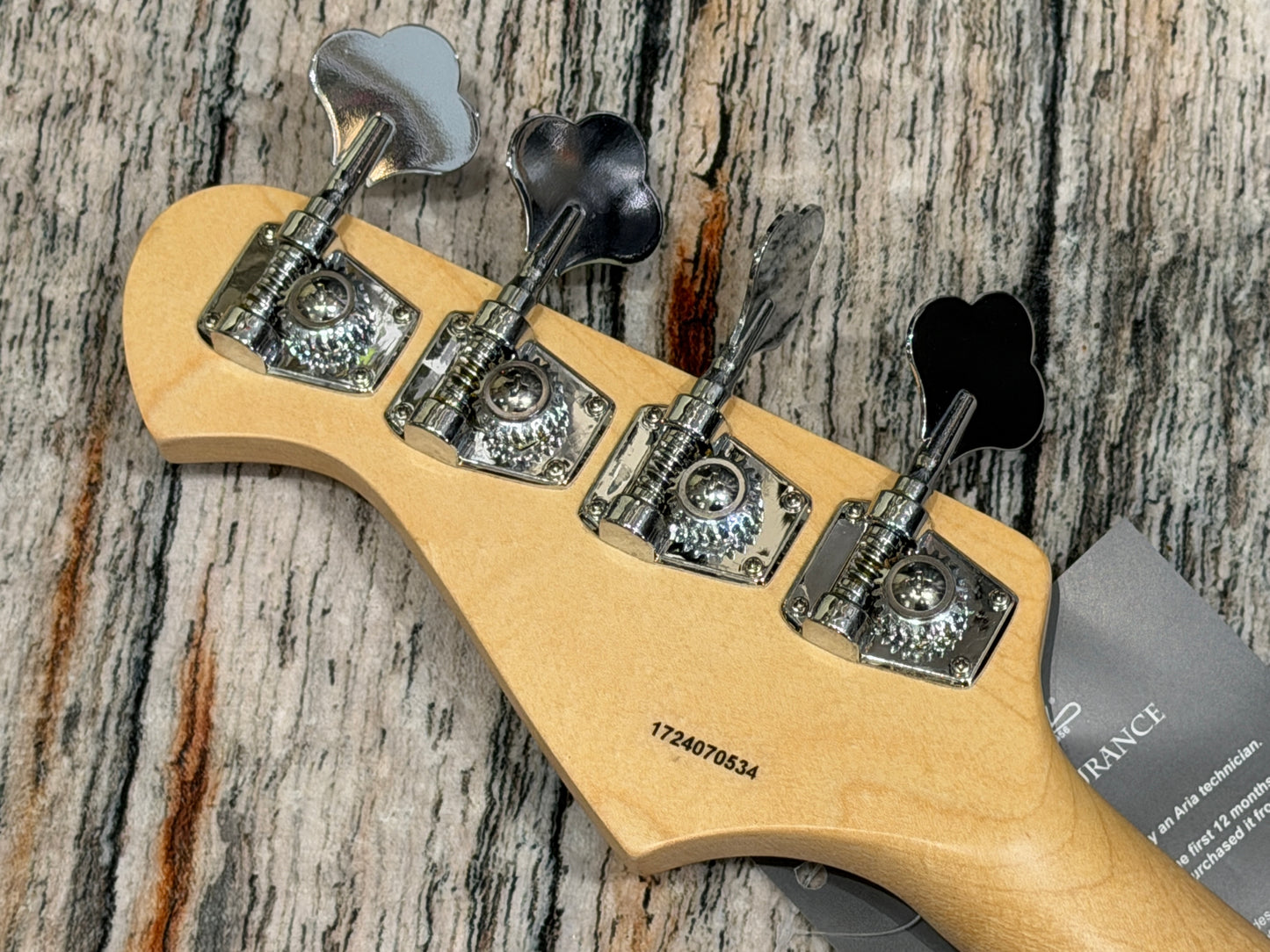 Aria STB P-Bass Style Rosewood neck - Black