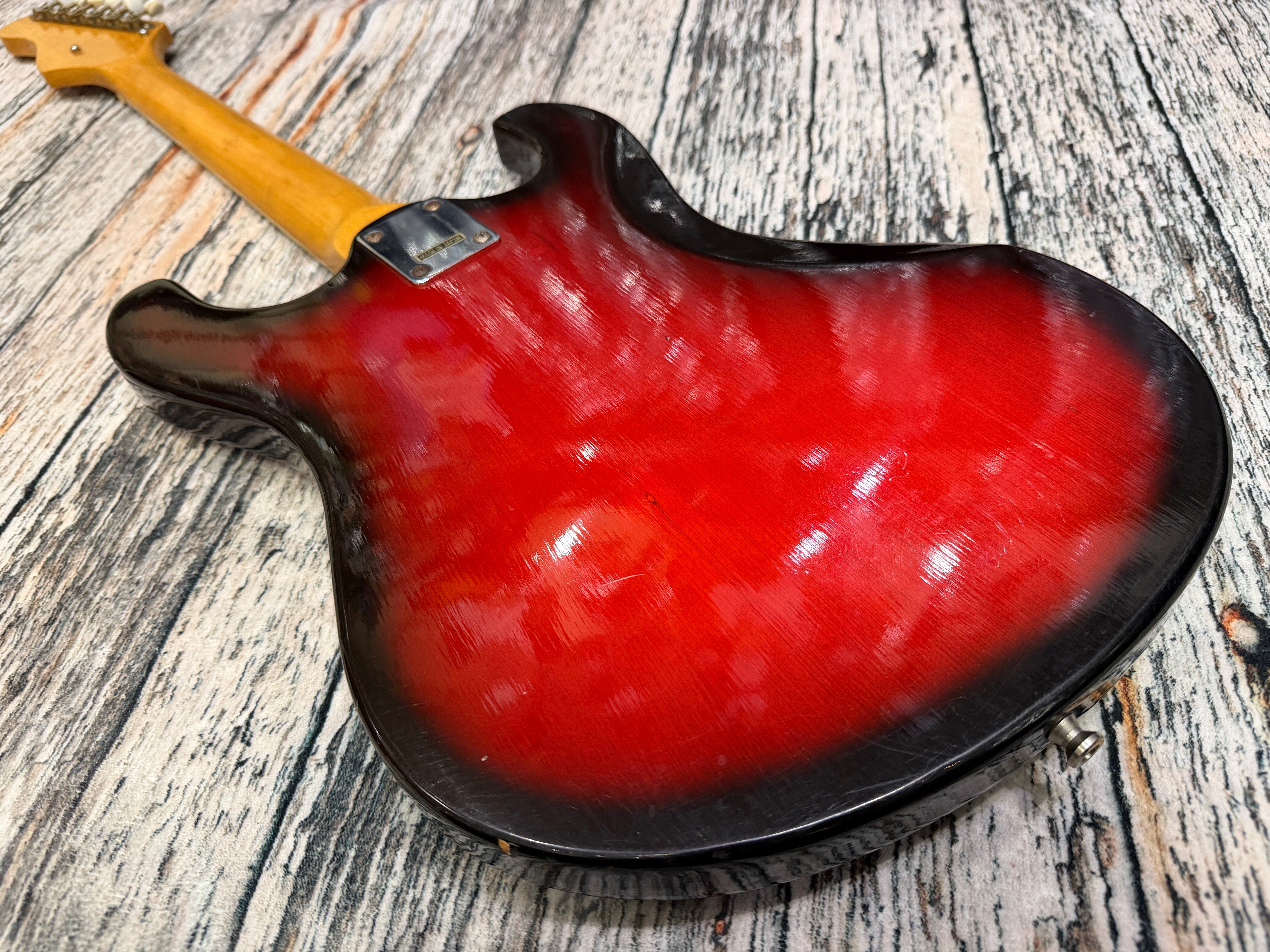 Teisco late 60's Single pickup - Redburst – Badlands Guitars Limited