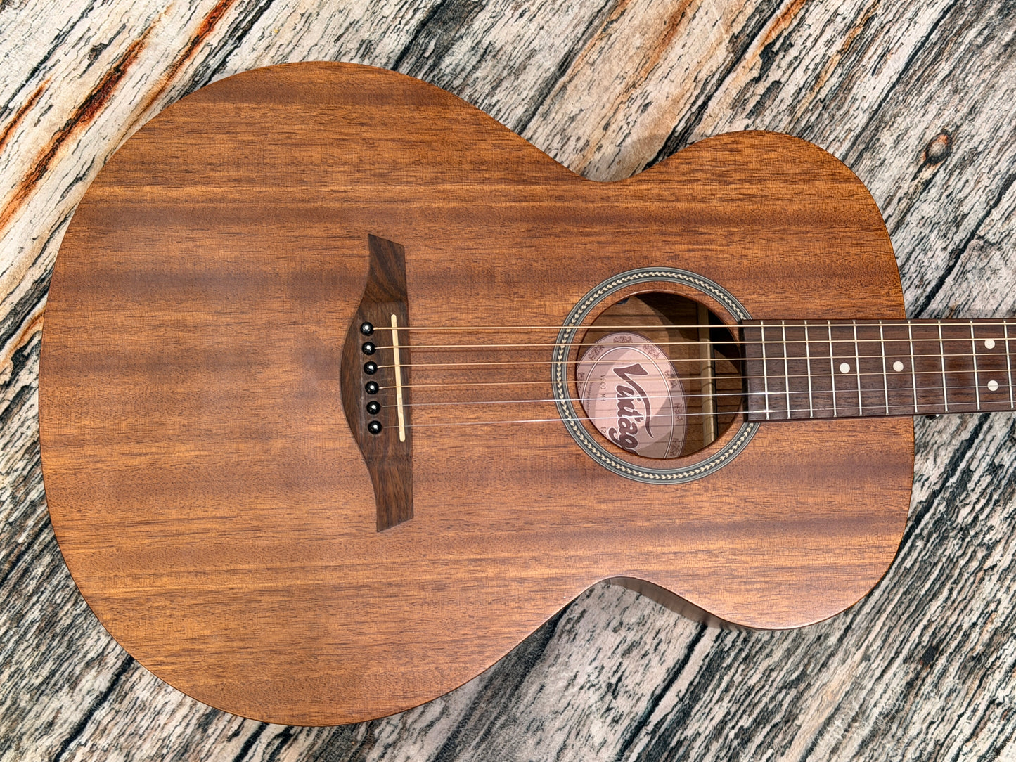 Vintage V300 Mahogany - Pickup added