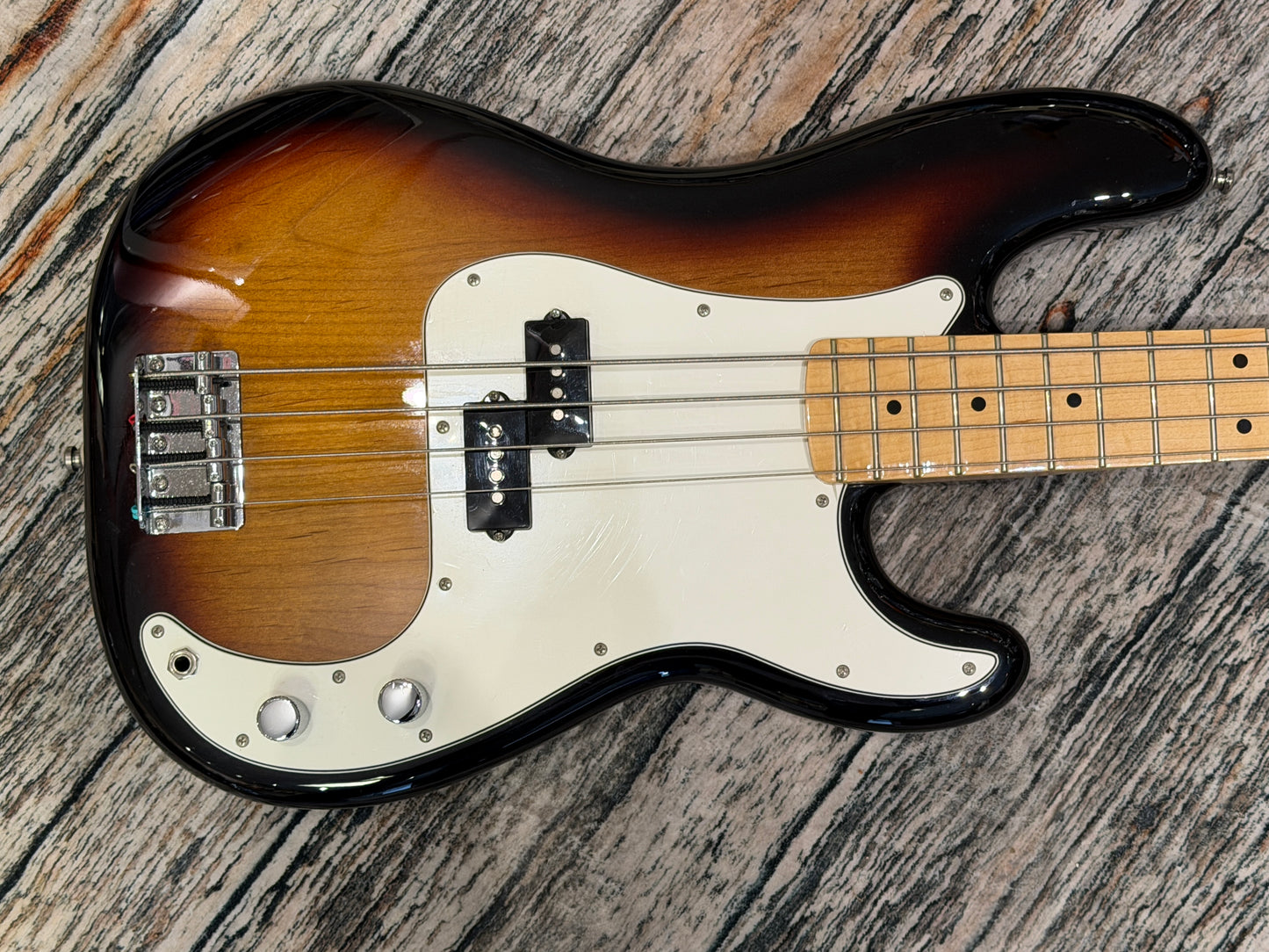Fender Standard Precision Bass 2022 - Mexico Sunburst / maple