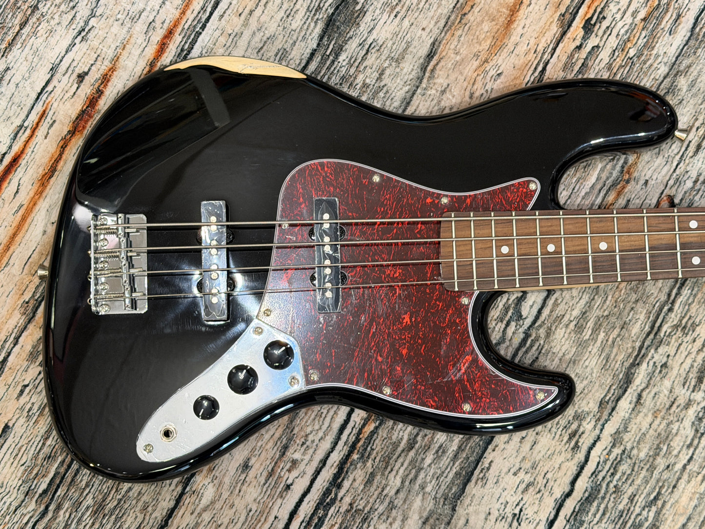 Aria STB "Jazz" Bass style - Relic New - Black B-Stock