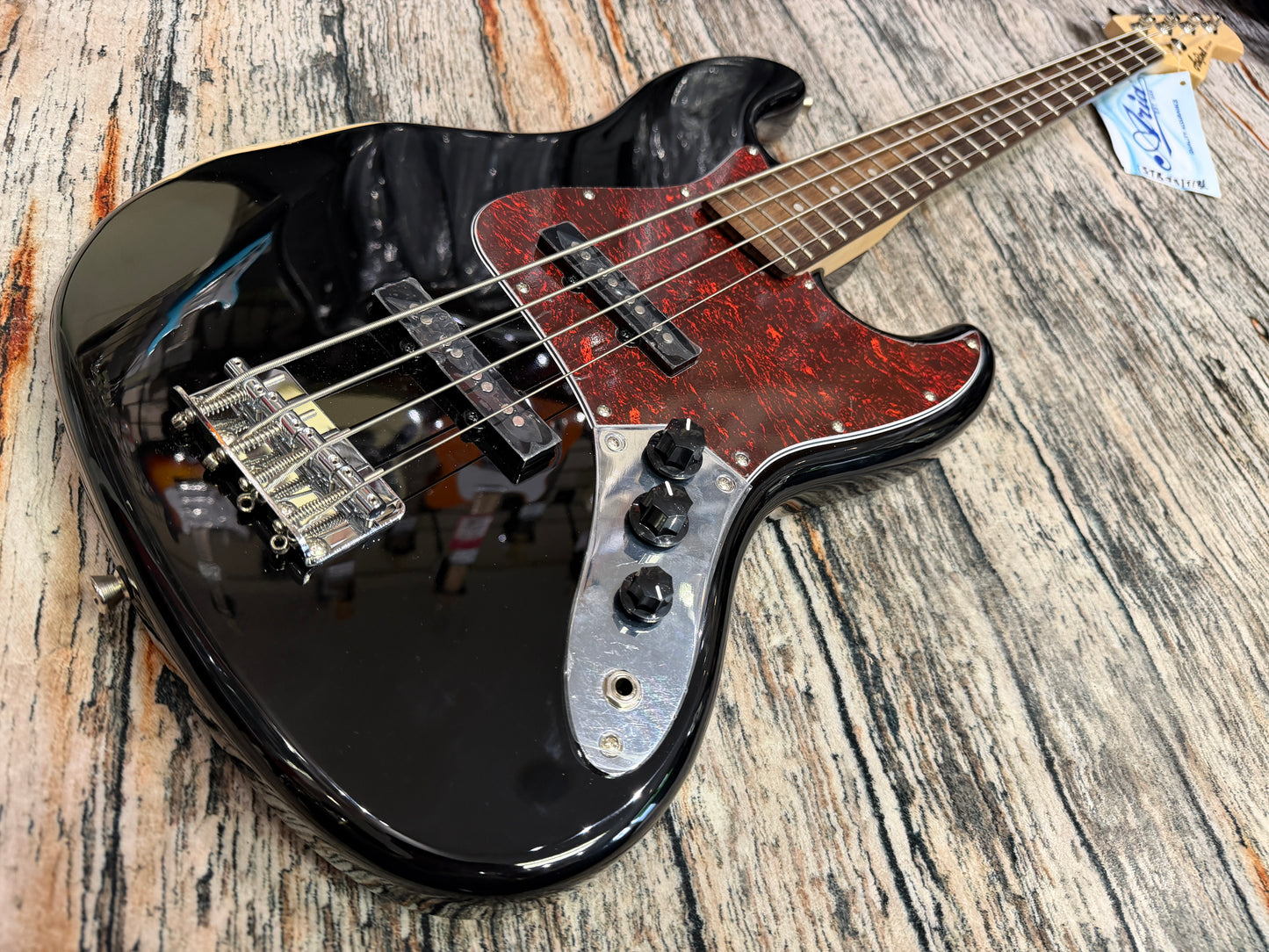 Aria STB "Jazz" Bass style - Relic New - Black B-Stock