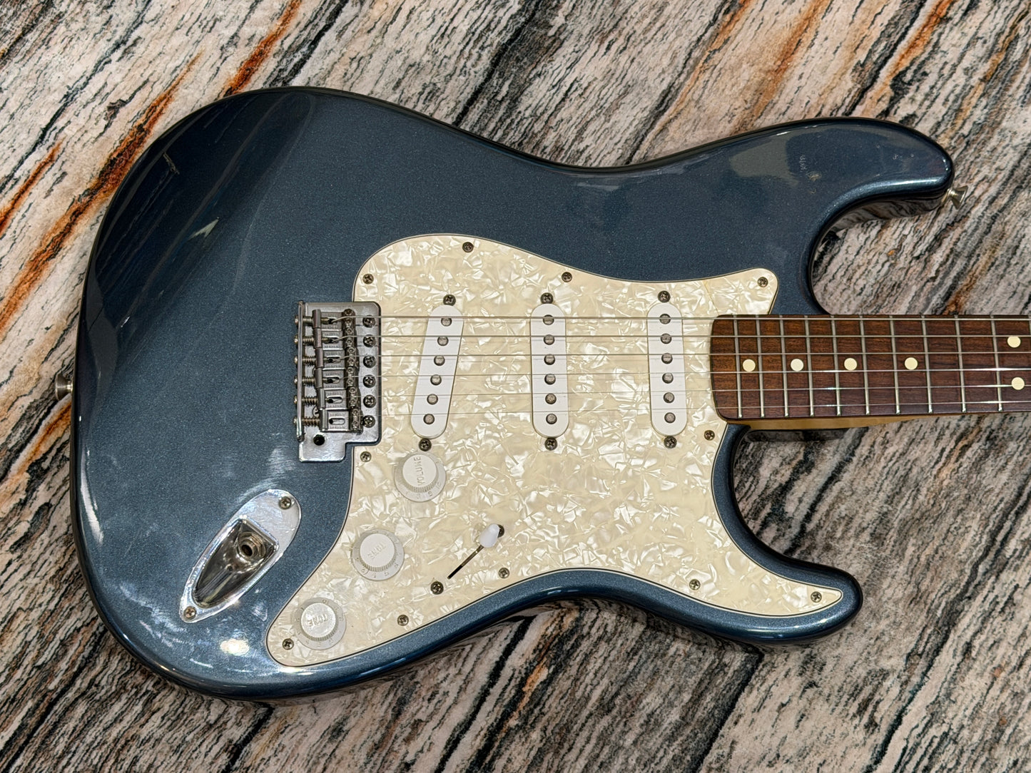 Fender Mexican Standard Stratocaster - Blue Agave - 2002