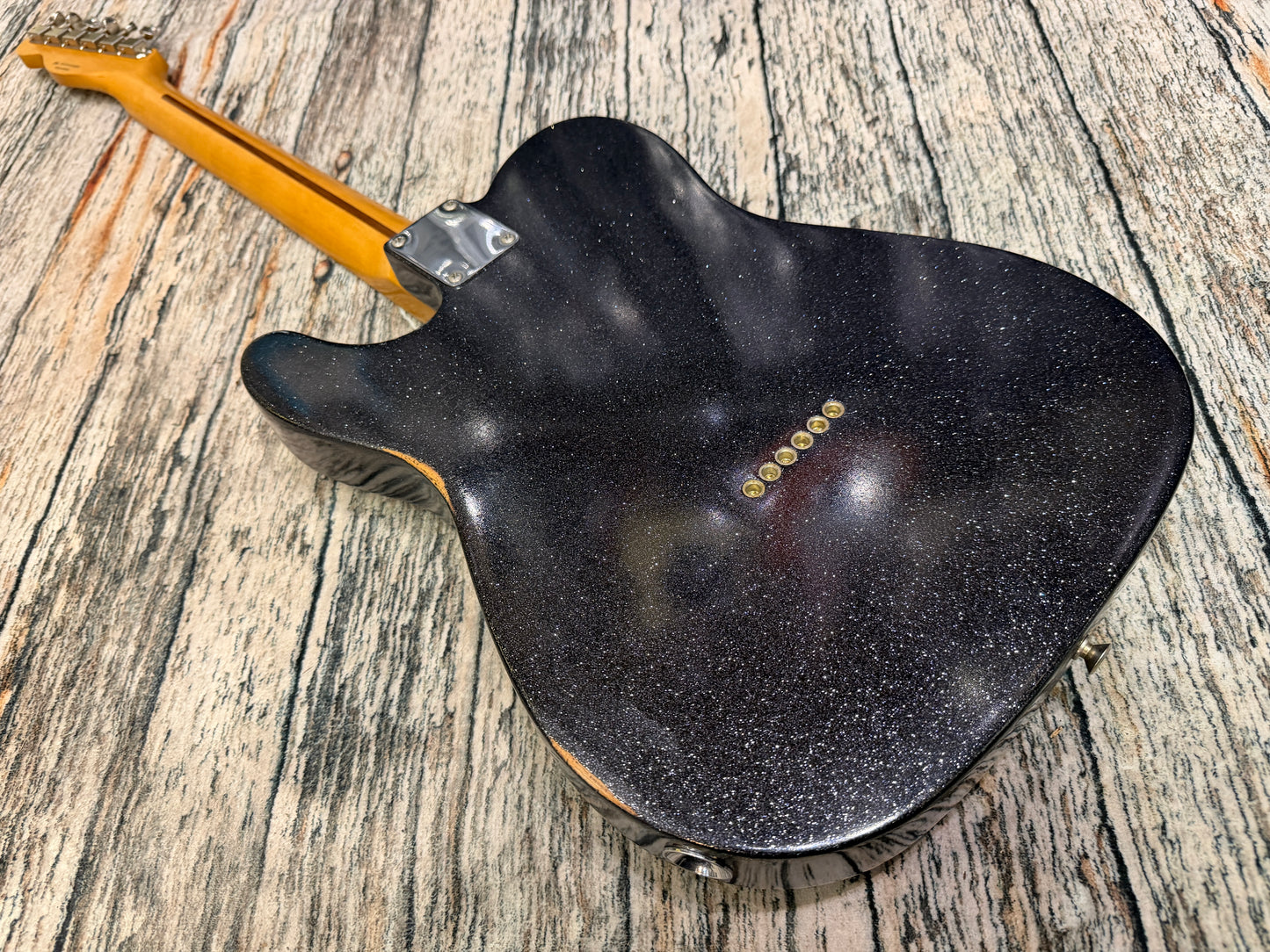 Fender Brad Paisley Esquire (Telecaster) -  Black Sparkle Roadworn