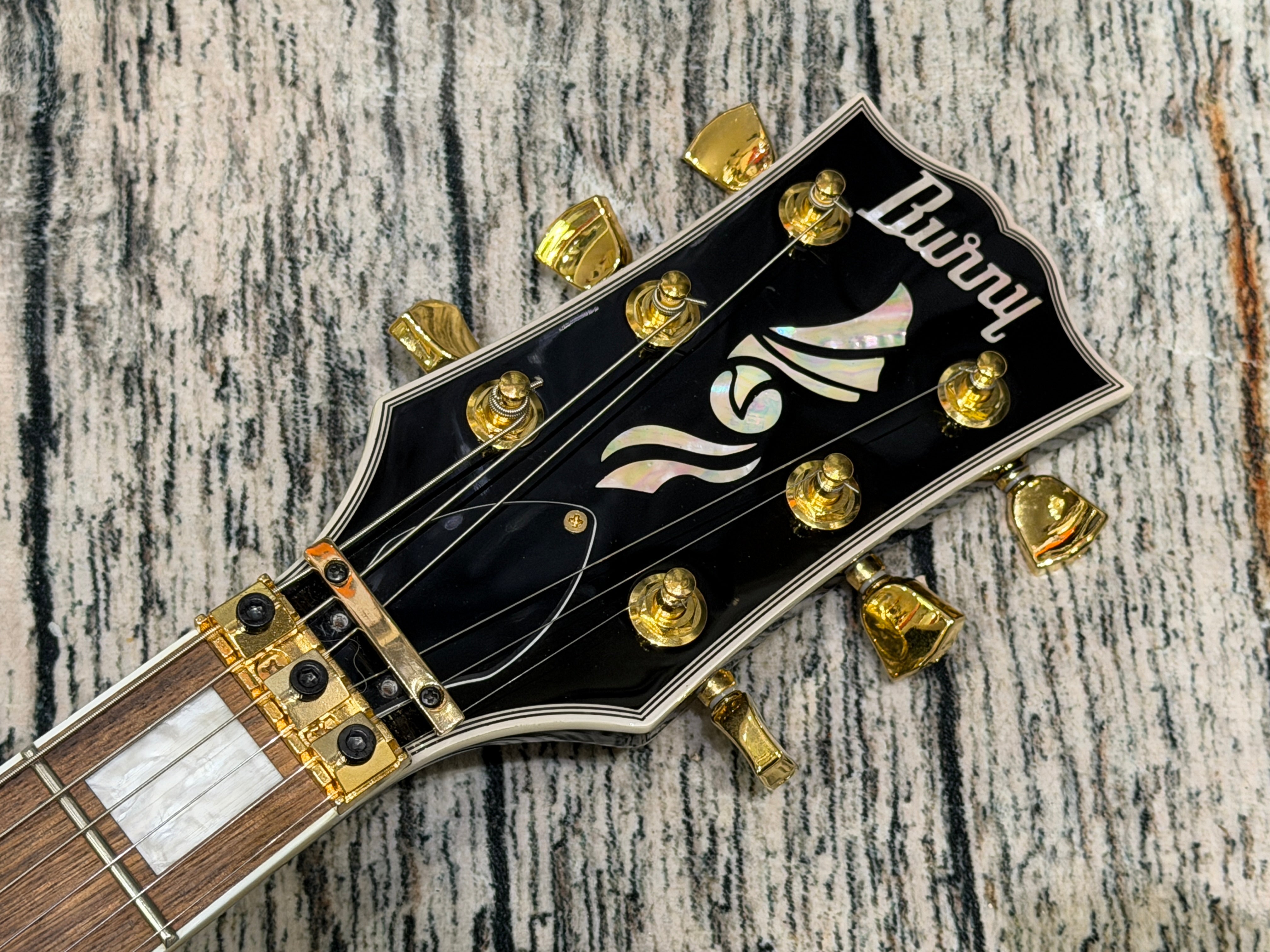 Burny RLC Les Paul Custom, Floyd Rose, Sustainiac & Gibson