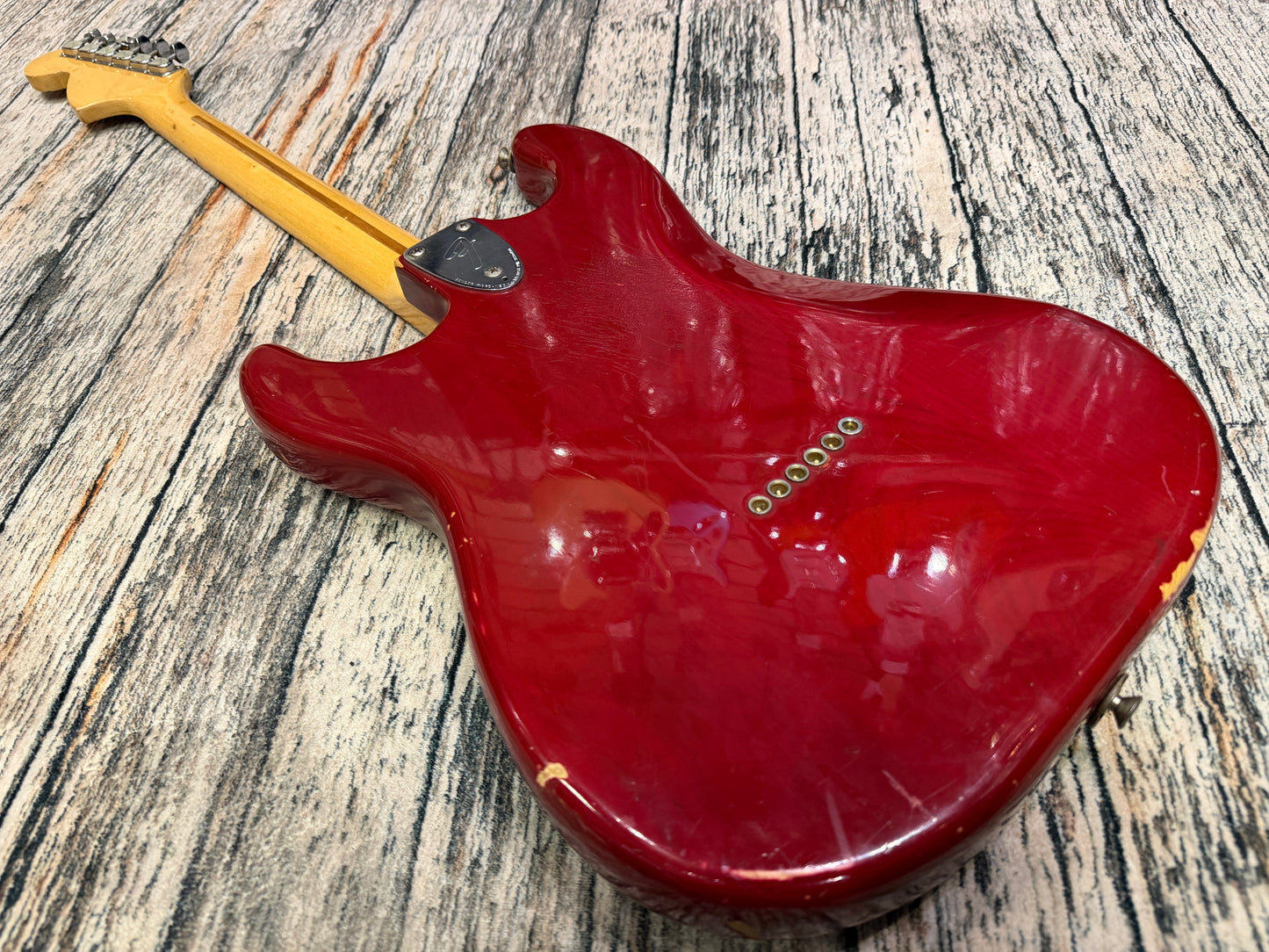 Fender Stratocaster 1979 Original - Hard Tail - Transparent Red