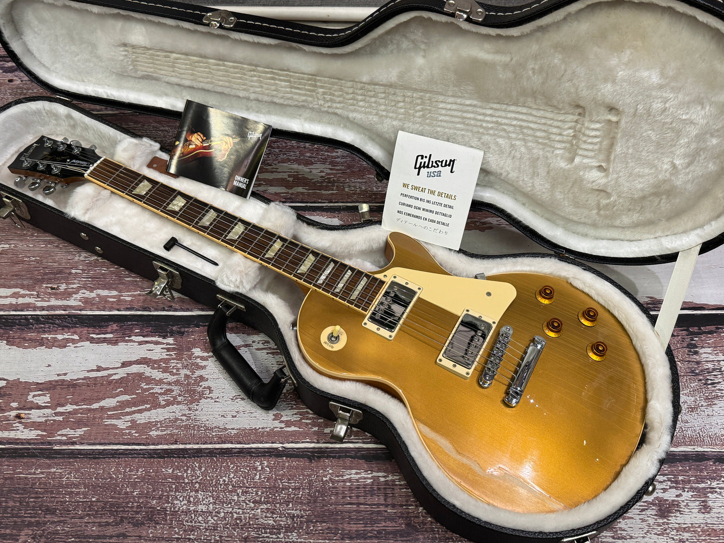 Gibson Les Paul Standard Gold Top 2012 - Upgrades