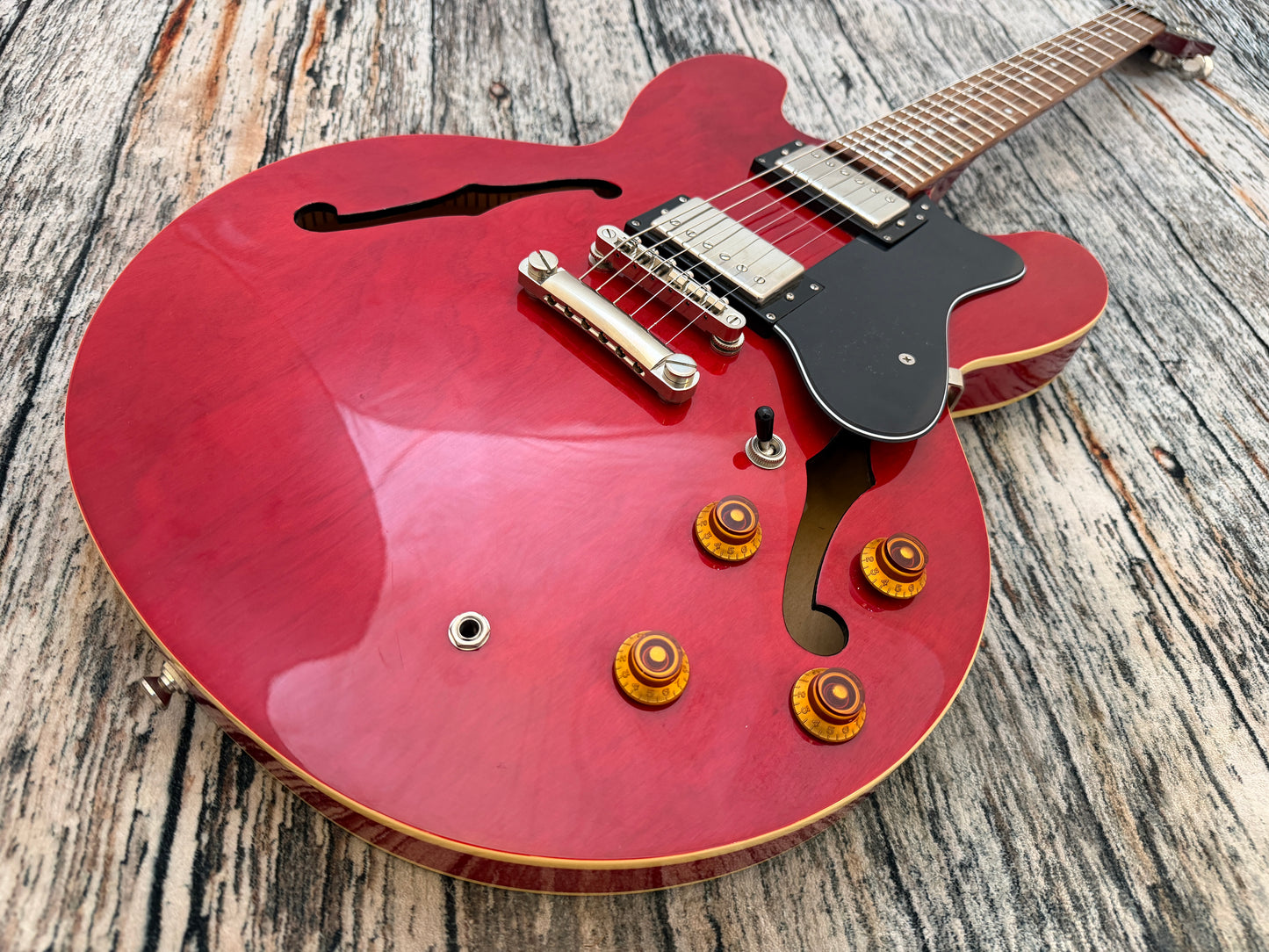 Epiphone ES-335 cherry red semi hollow