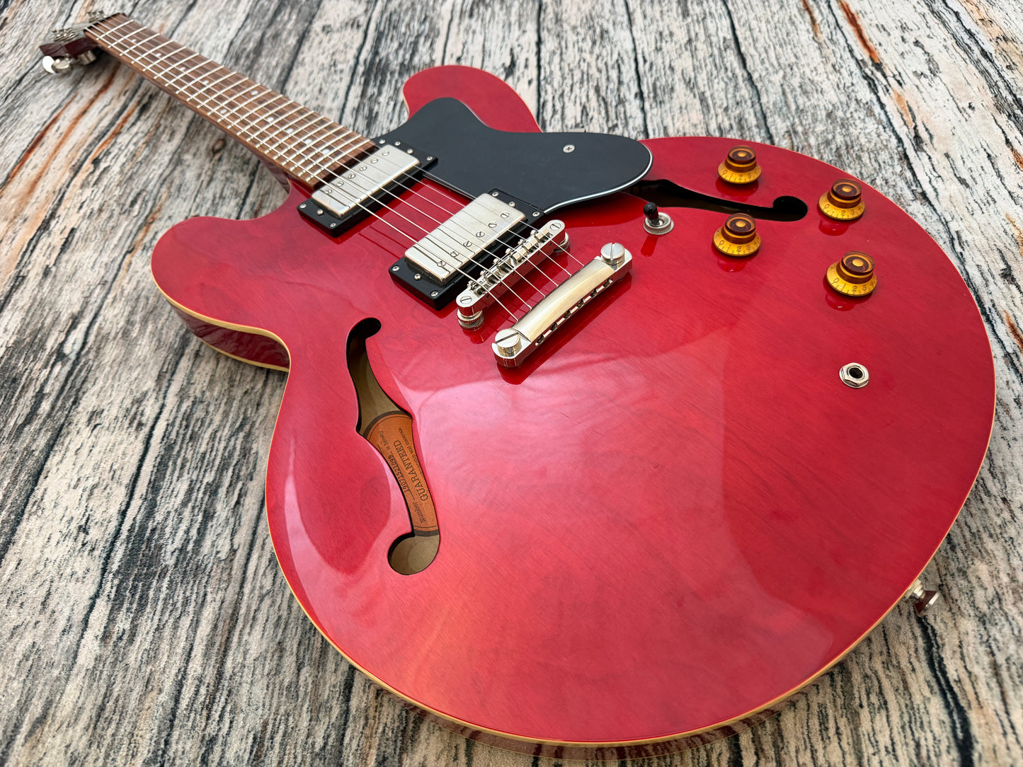 Epiphone ES-335 cherry red semi hollow