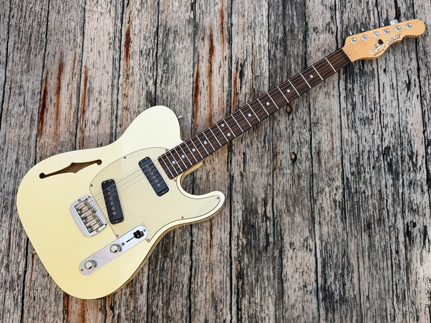 G&L USA ASAT Special semi hollow - MFD pickups