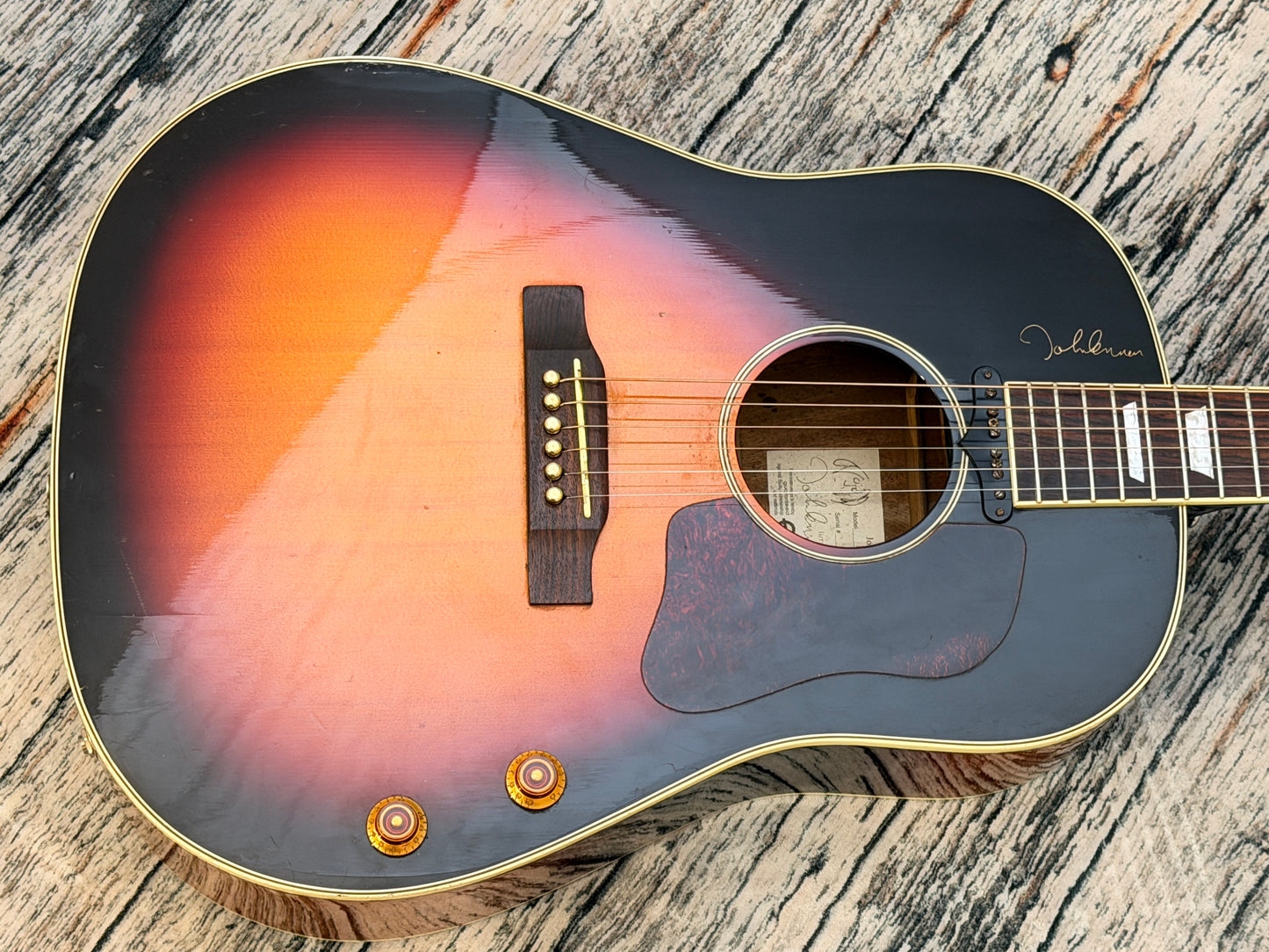 Epiphone EJ-160E VC John Lennon Limited edition - Battered!