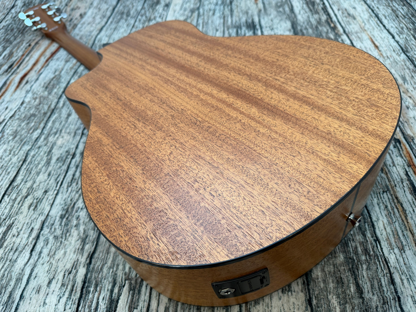 Vintage Pacific Coast V300DB Denim Blue Acoustic Guitar.