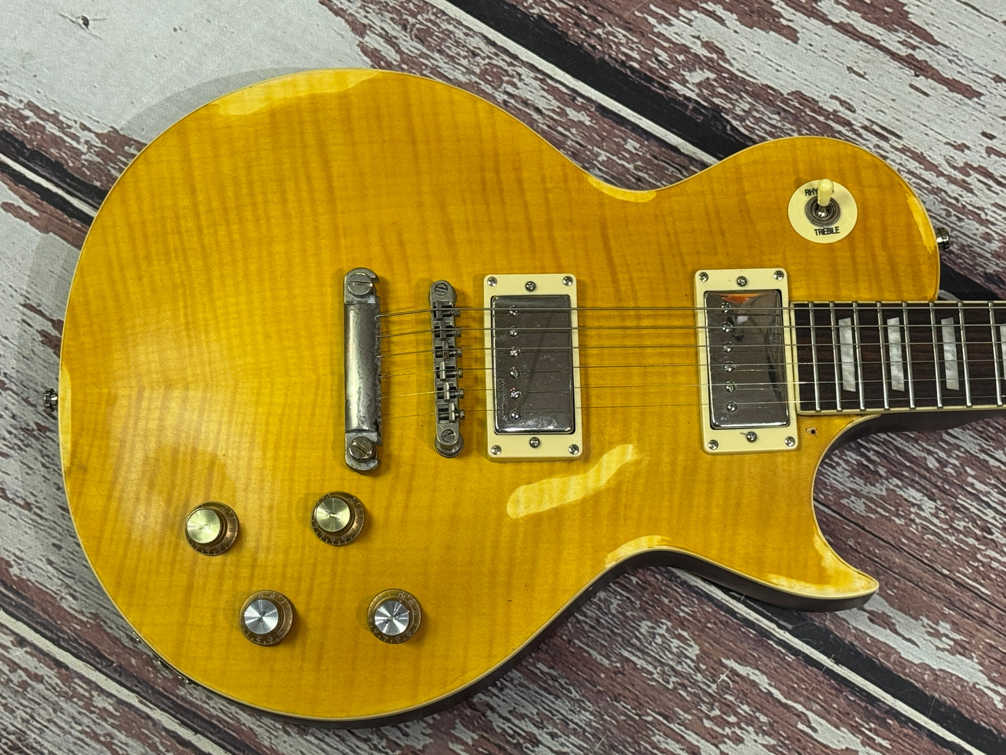 Vintage V100 Lemon Drop - Peter Green relic model