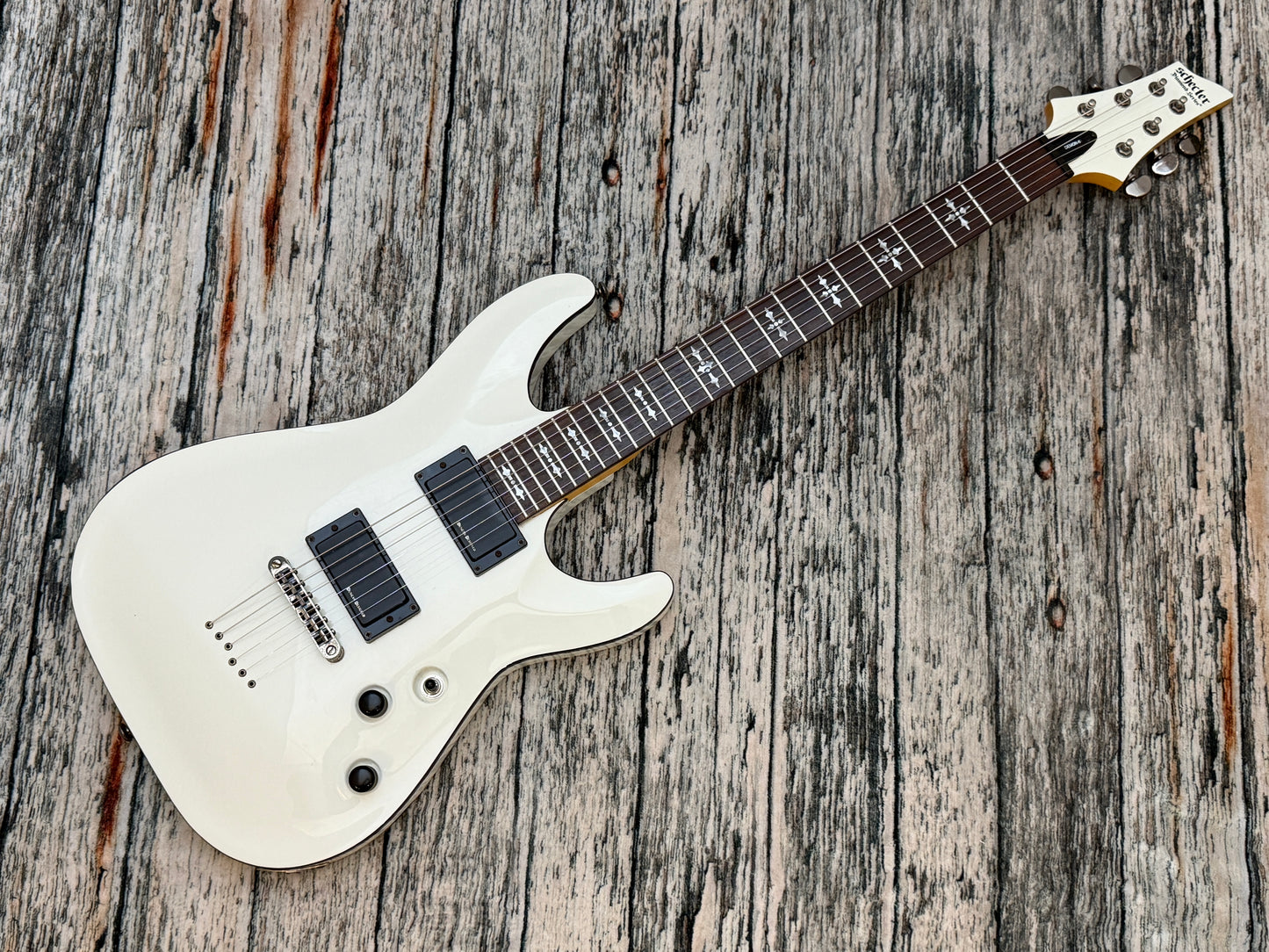 Schecter Demon 6 - Battered Bruised and Battle weary.