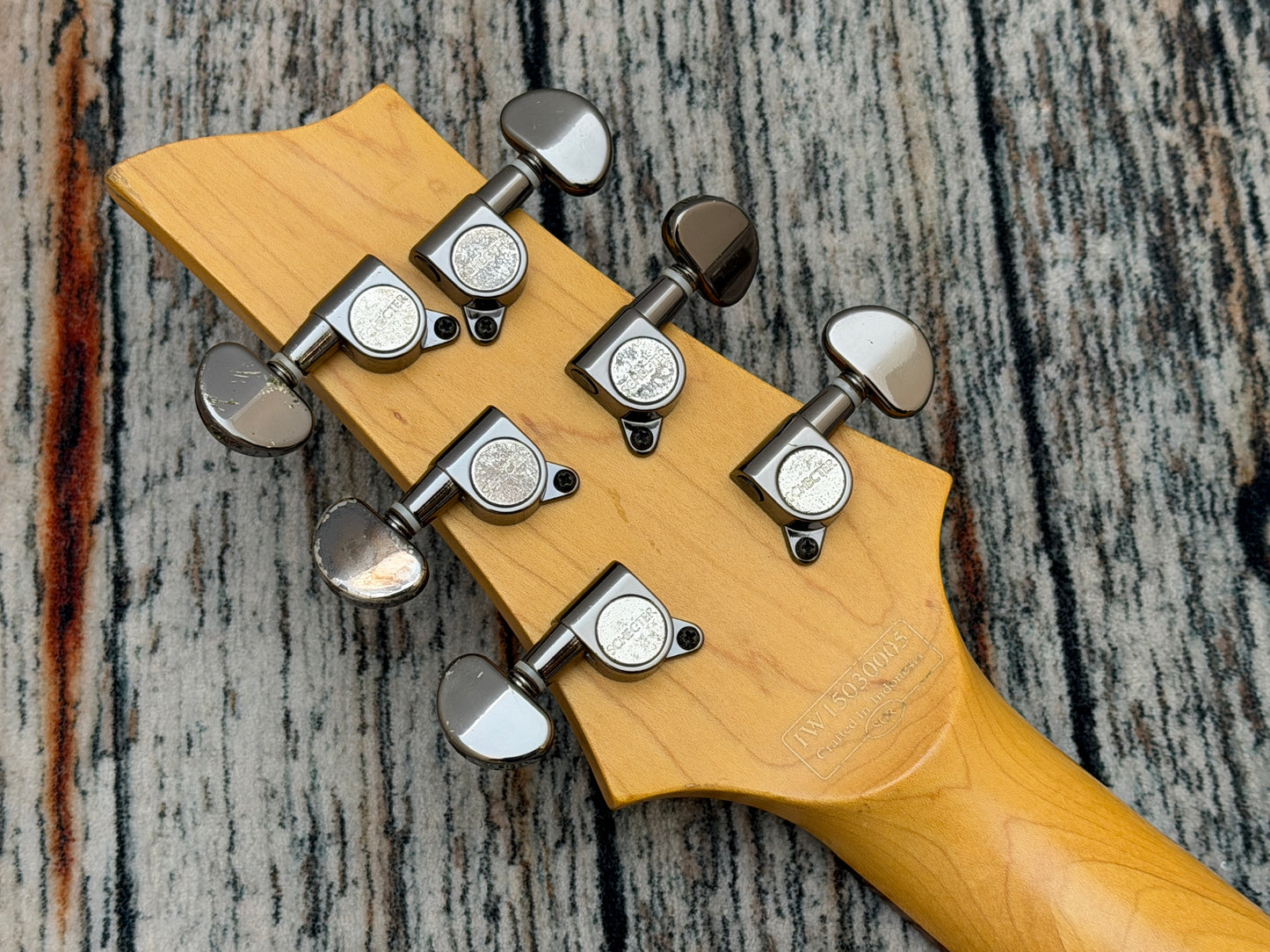 Schecter Demon 6 - Battered Bruised and Battle weary.