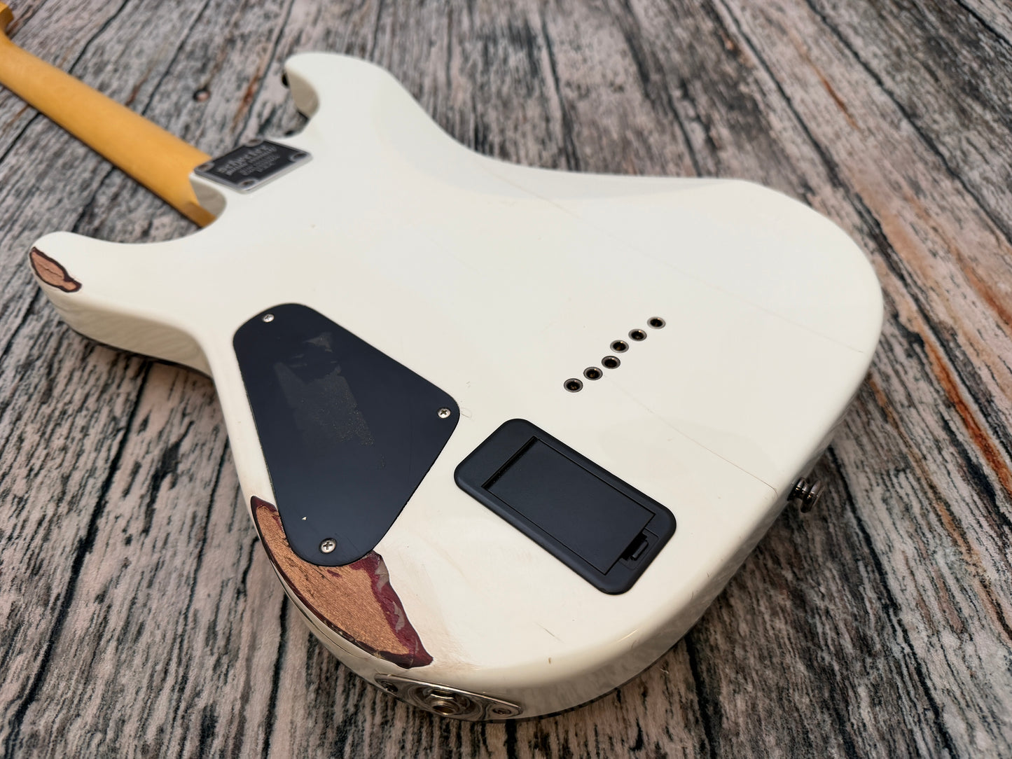 Schecter Demon 6 - Battered Bruised and Battle weary.