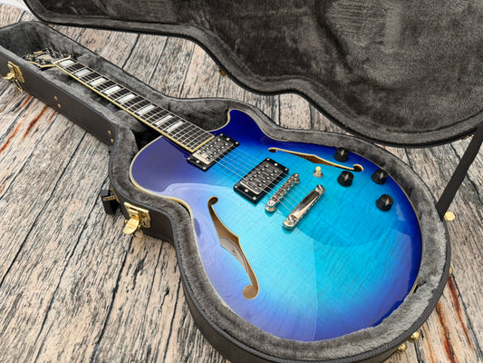 D'angelico Excel "SS" Semi hollow with hard case