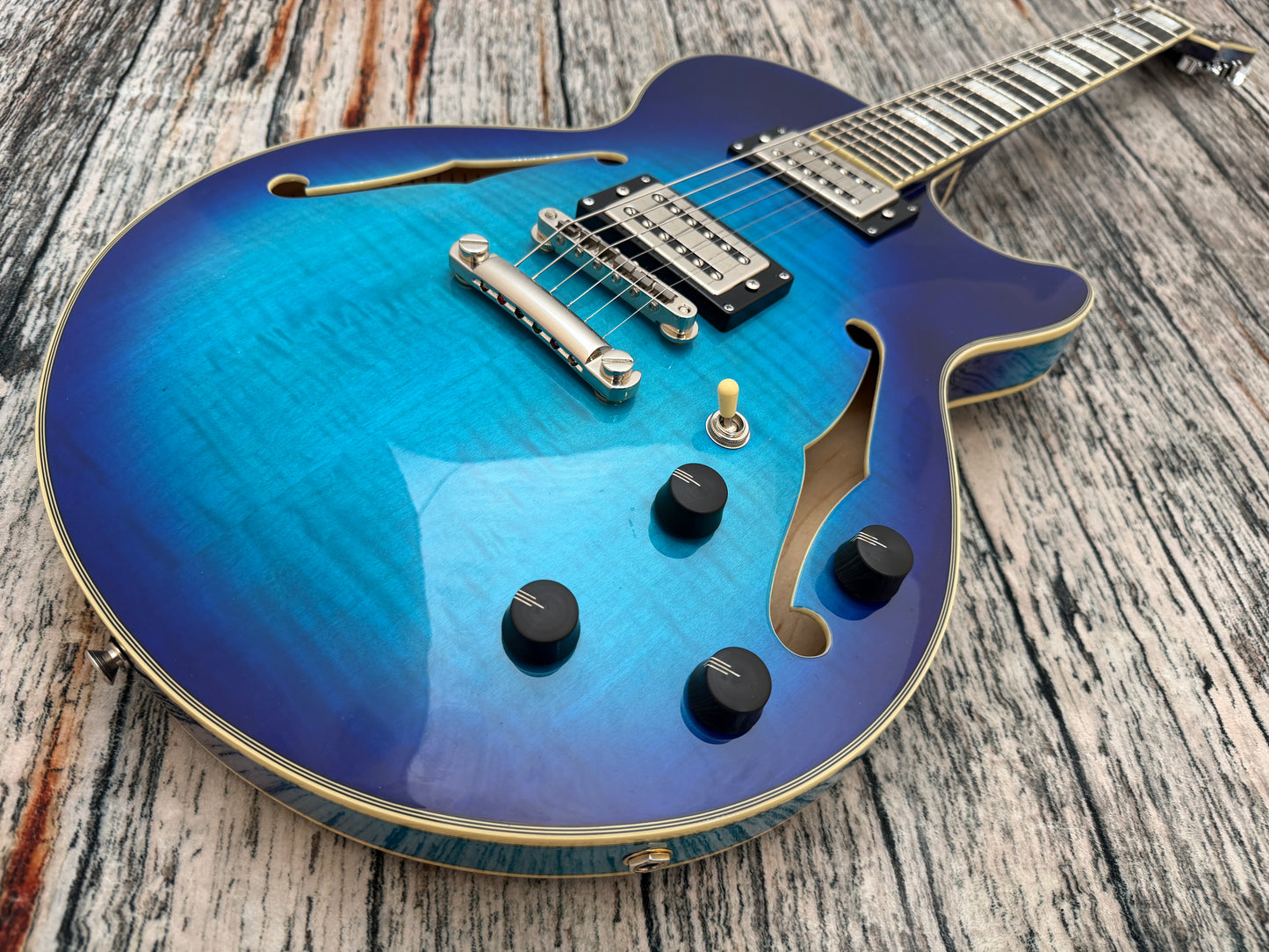 D'angelico Excel "SS" Semi hollow with hard case