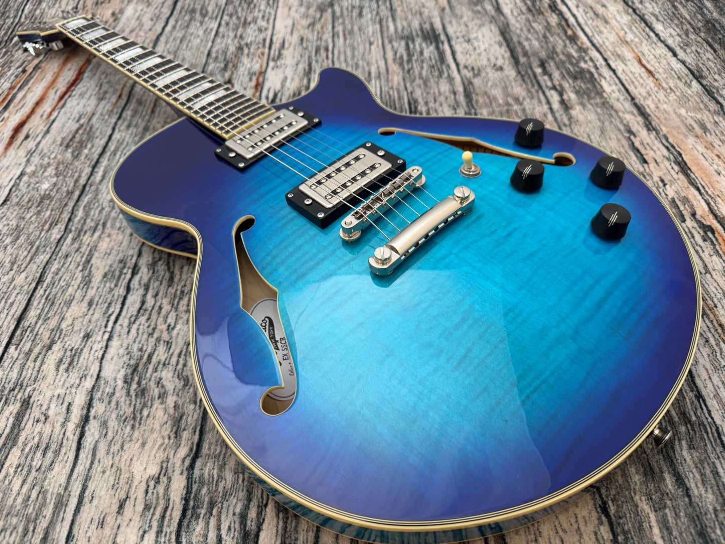 D'angelico Excel "SS" Semi hollow with hard case