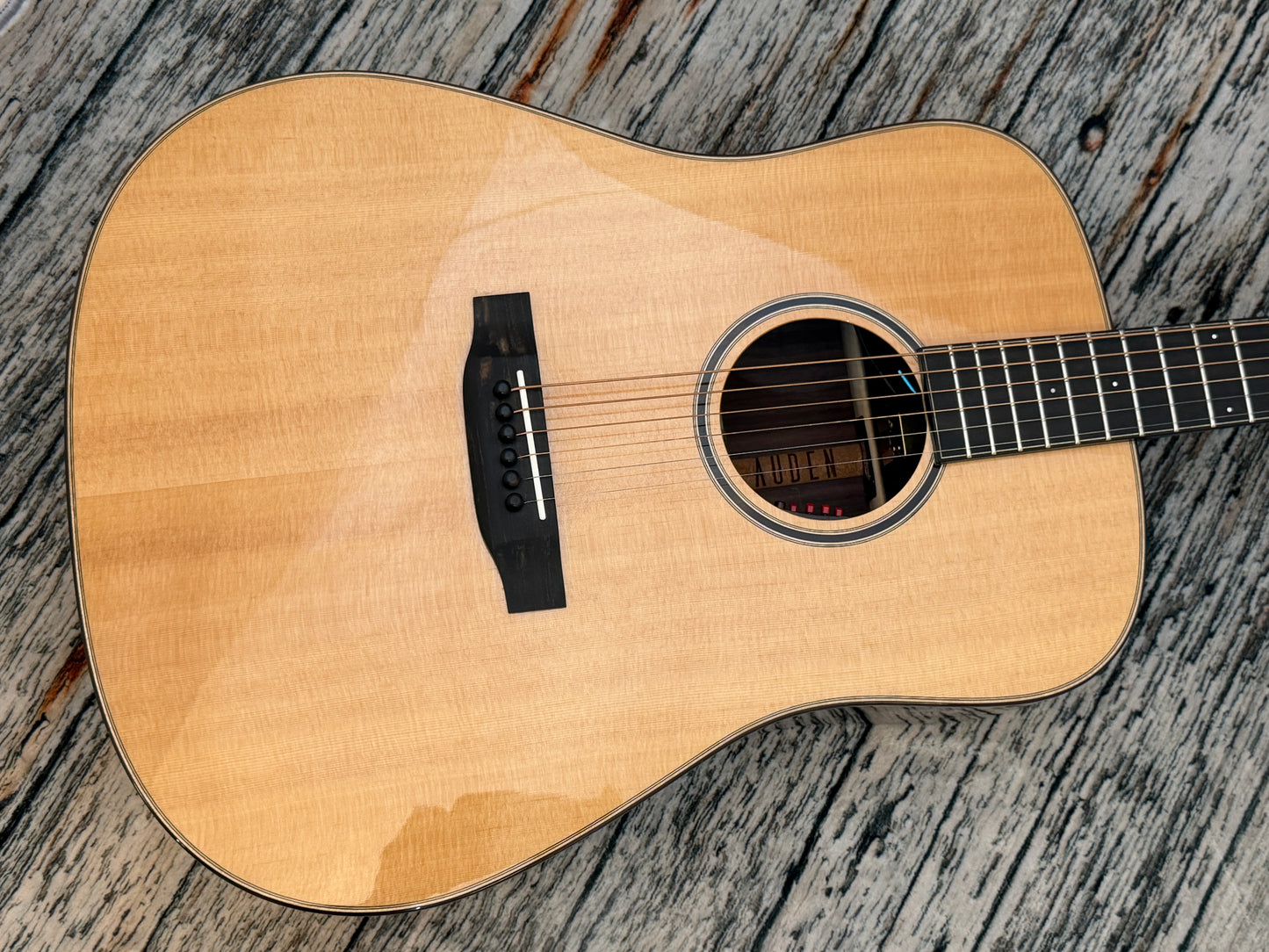Auden Colton Spruce/Rosewood all solid electro dreadnought & Deluxe hard case.