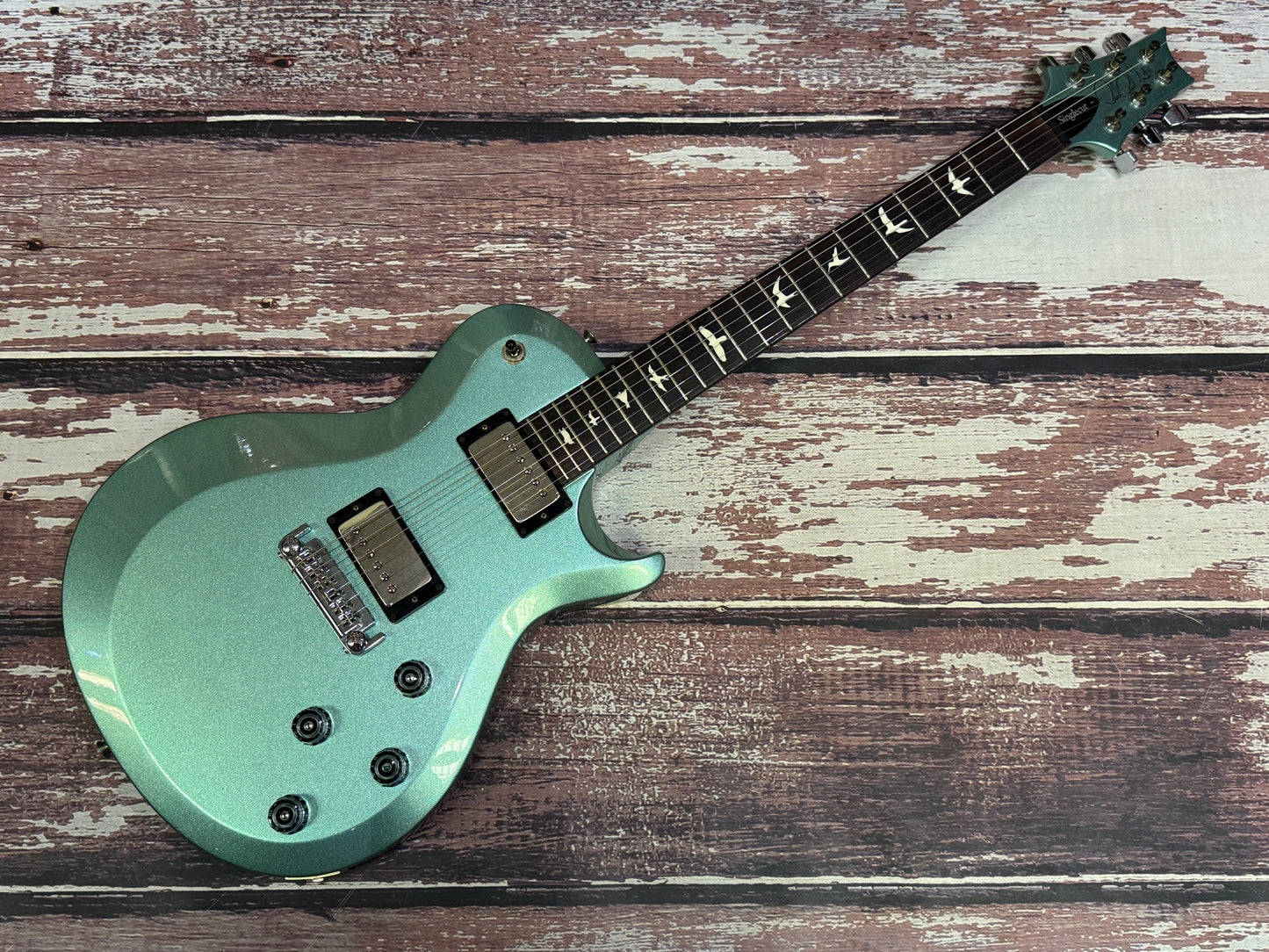 PRS S2 USA Singlecut 2016 Frost Green metallic