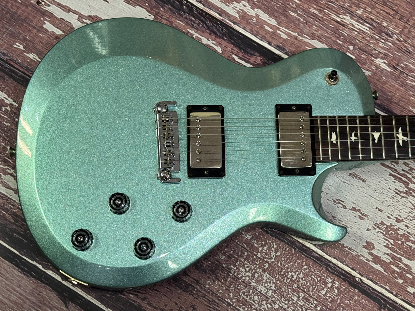 PRS S2 USA Singlecut 2016 Frost Green metallic