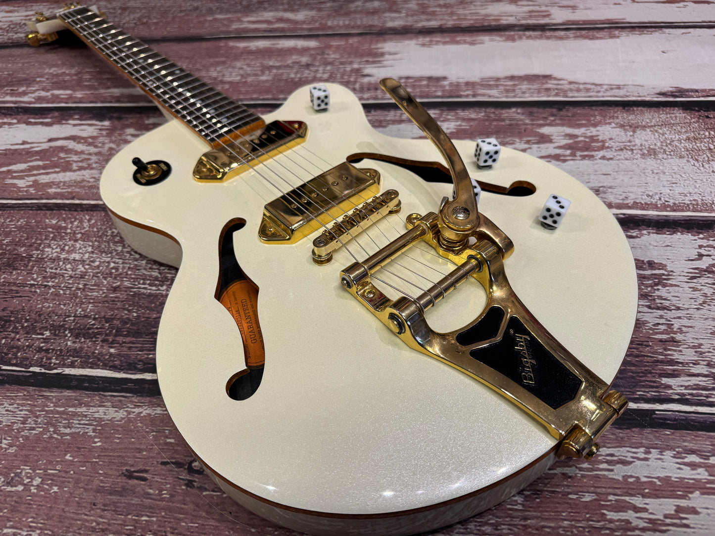 Epiphone Wildkat Royale - Pearl white.