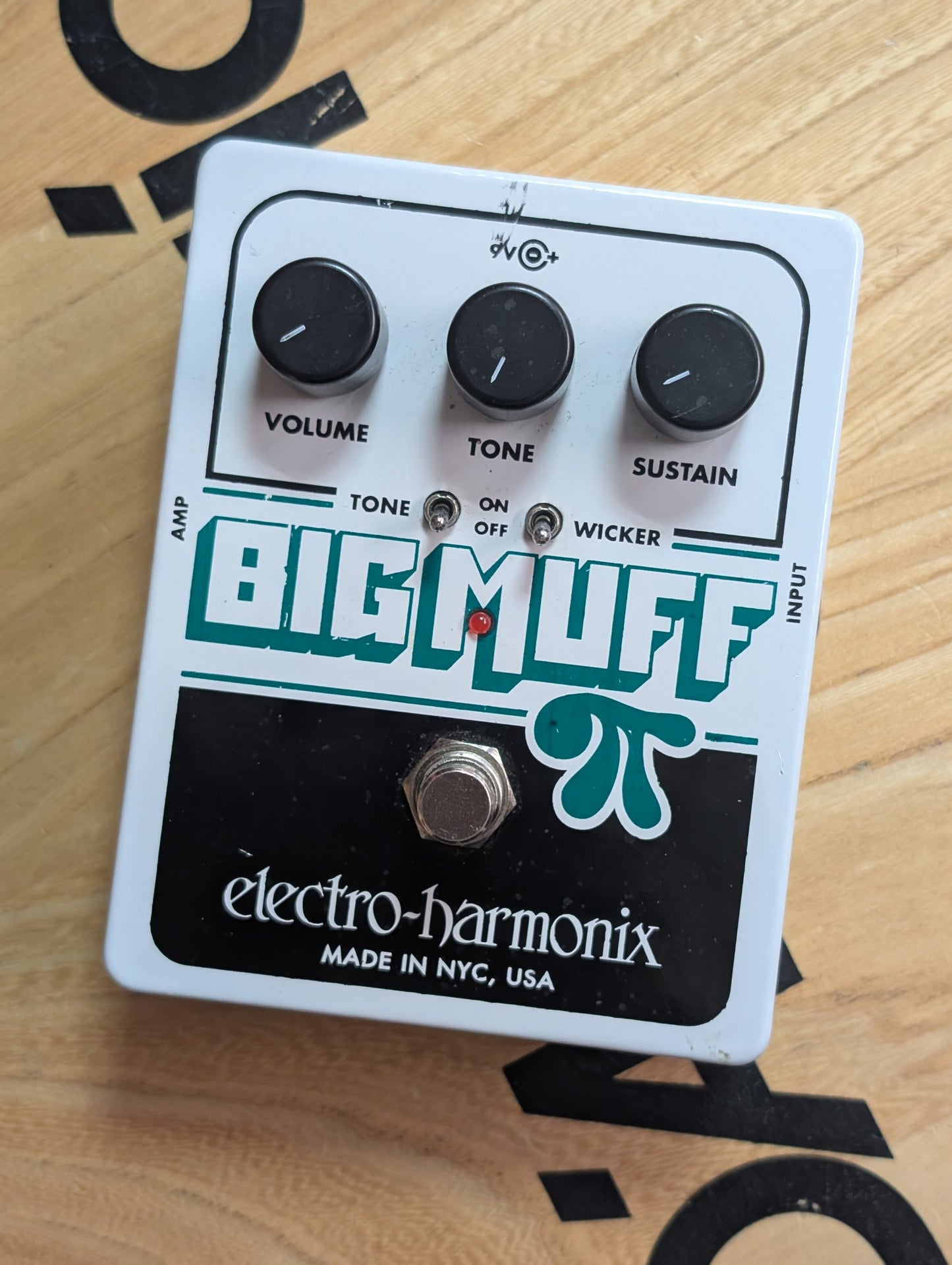 USED Electro Harmonix Big Muff Pi with Tone Wicker