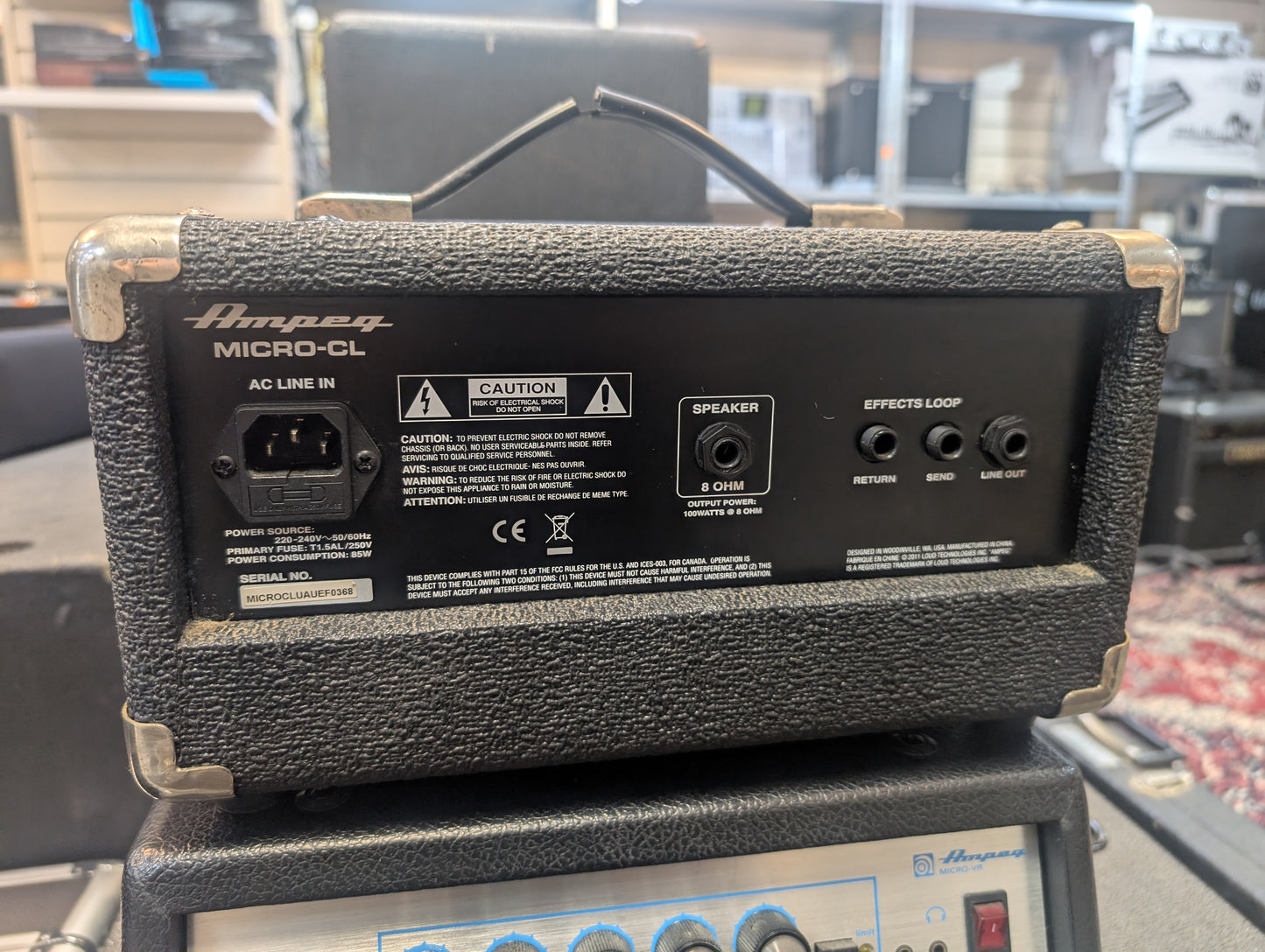 Ampeg Micro-CL 200w Bass Head