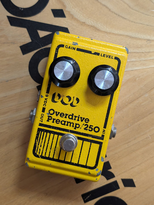 USED DOD 250 Overdrive Preamp Vintage 80's