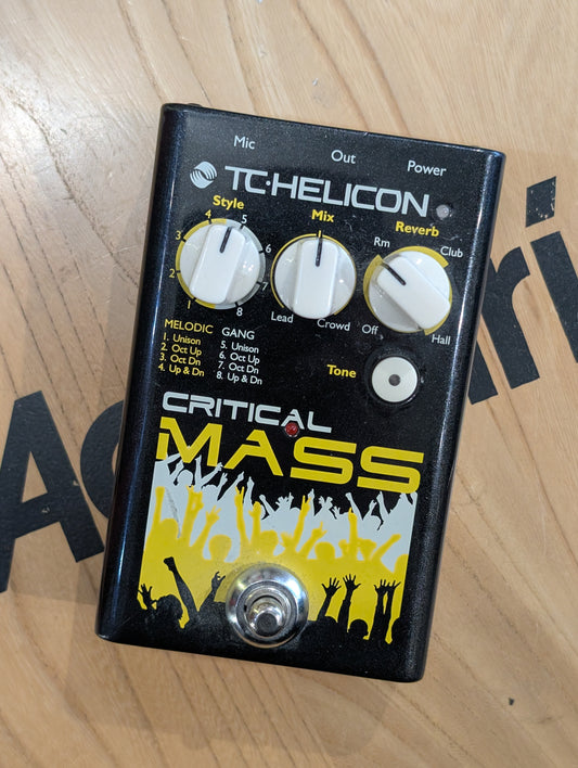 USED TC Helicon Critical Mass Vocal FX
