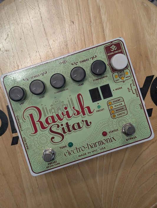 USED Electro Harmonix Ravish Sitar