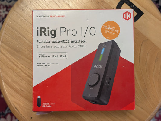 USED IK Multimedia iRig Pro I/O Interface (like new)
