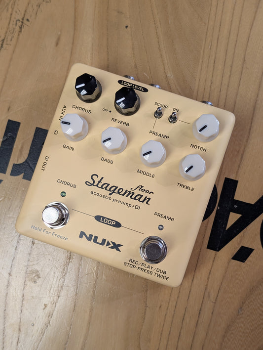 NUX Stageman Floor Acoustic Preamp & DI