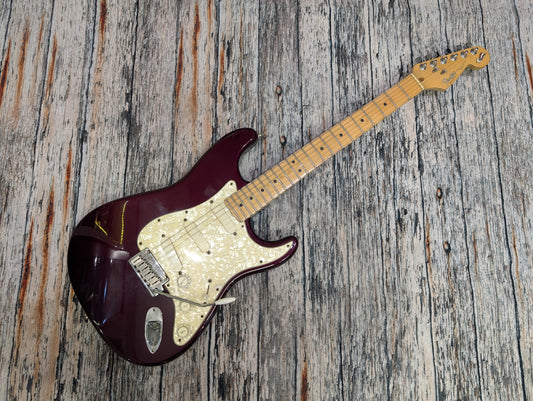 Fender 40th Anniversary 1994 American Standard Stratocaster Midnight Wine w/ Lace Sensors