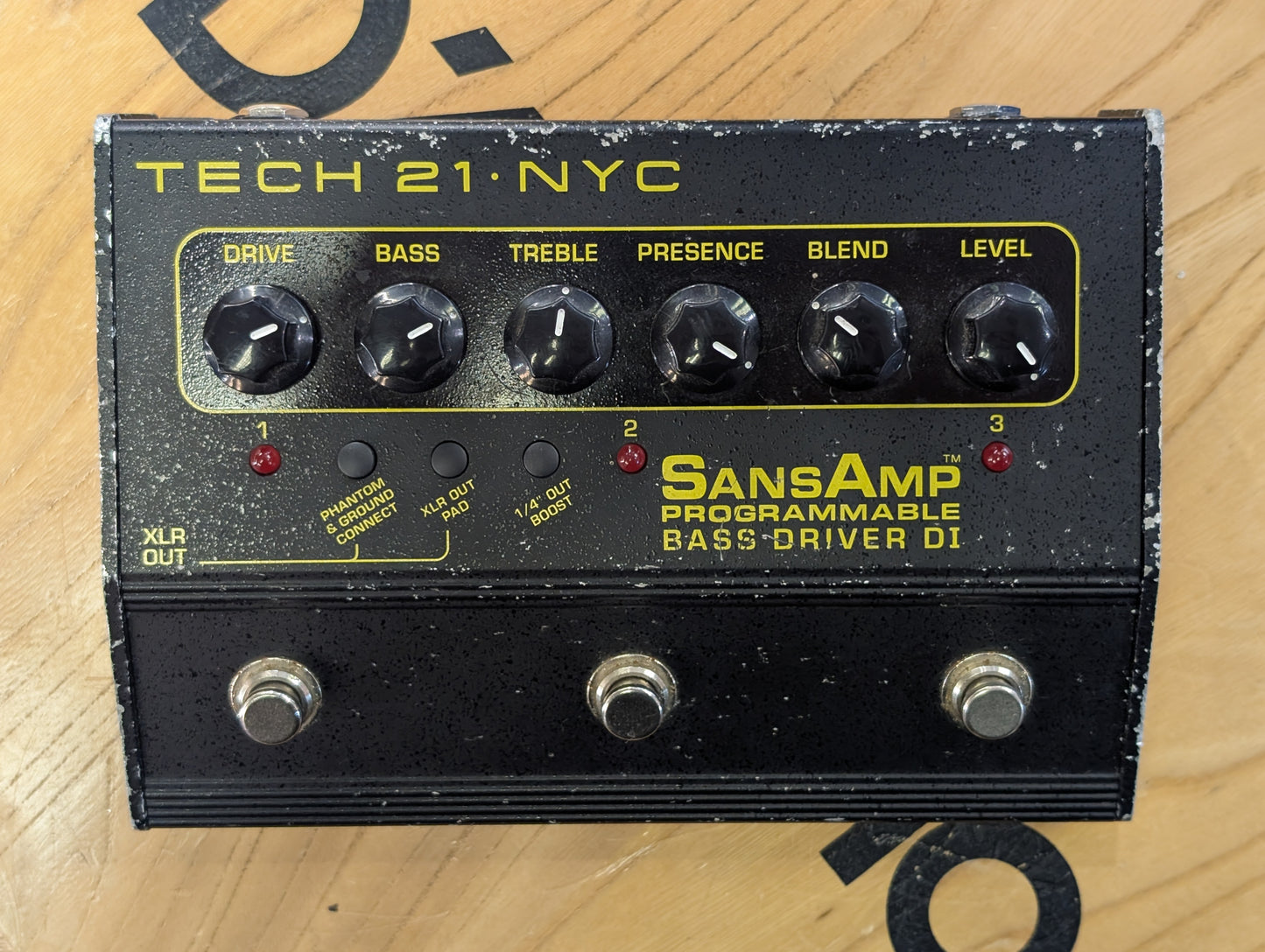 Tech 21 Sansamp Progammable Bass Driver DI (Pre-owned)