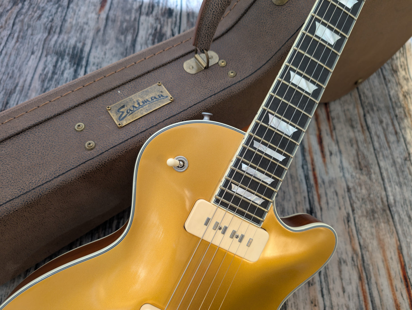 Eastman SB54/TV Limited Edition Gold Top - Lollar pickups