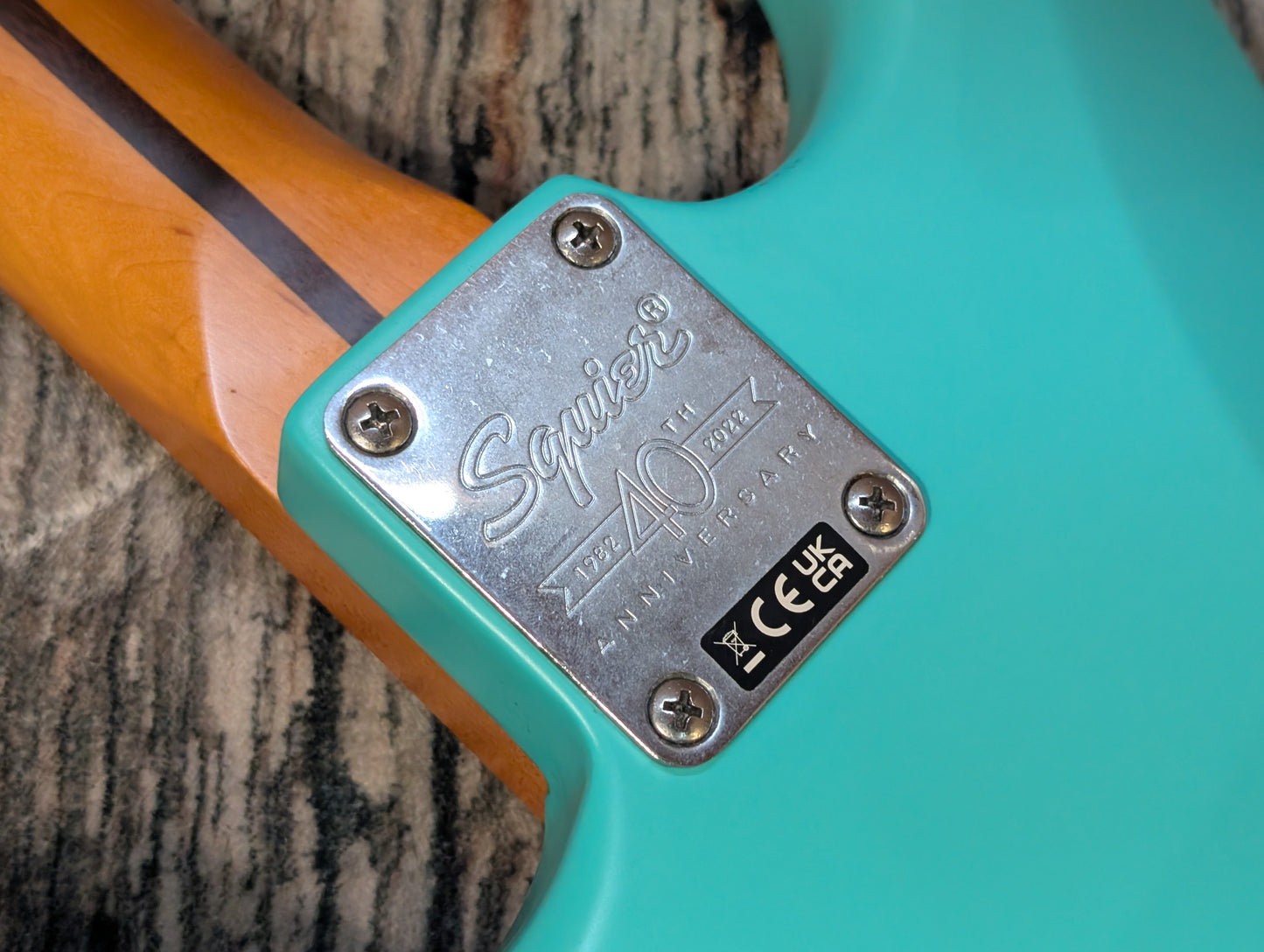 Squier 40th Anniversary Strat Vintage Edition - Satin Sonic Blue