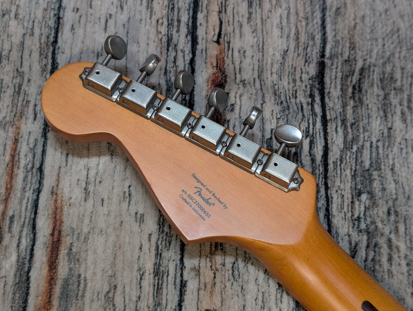 Squier 40th Anniversary Strat Vintage Edition - Satin Sonic Blue
